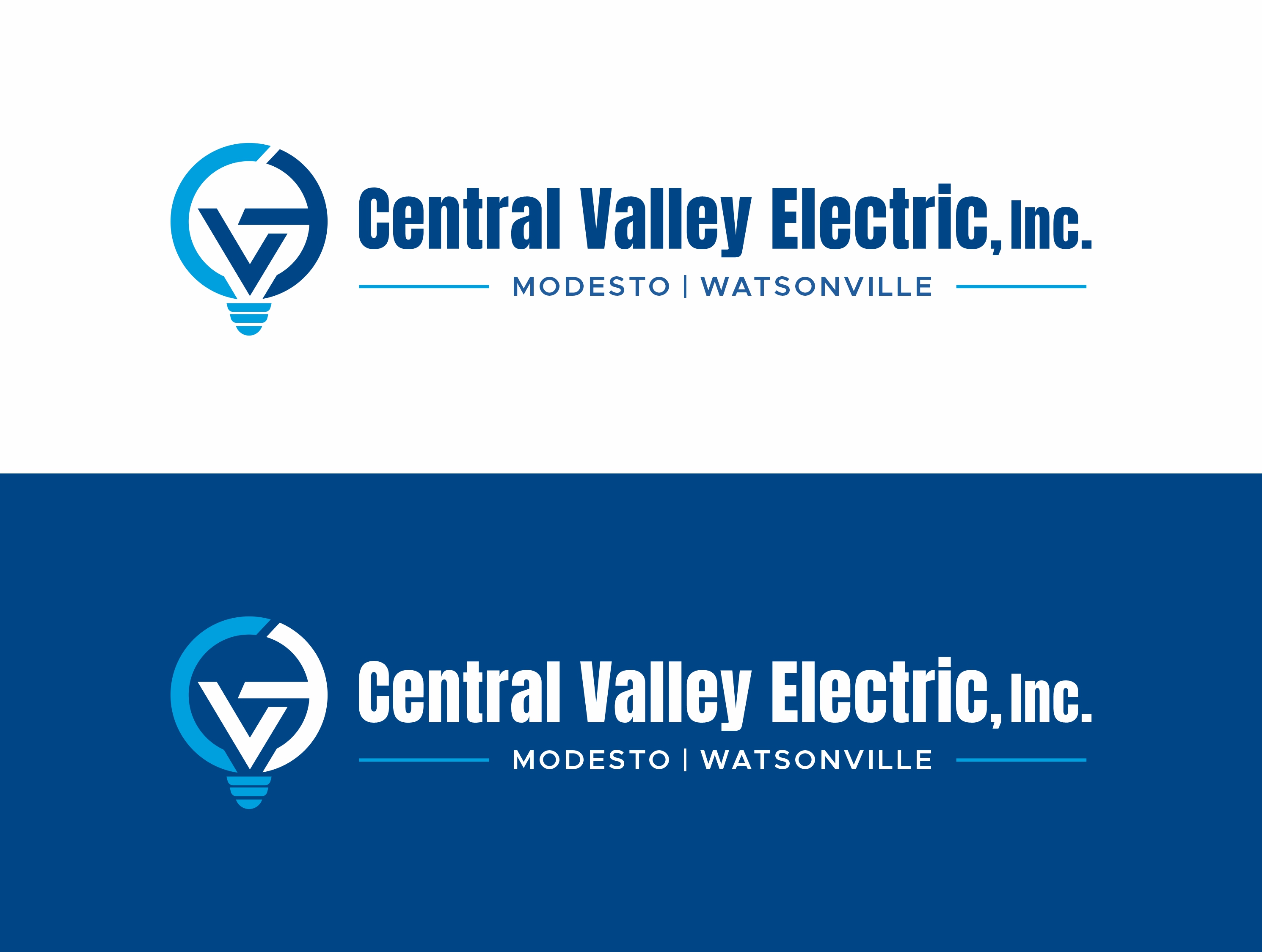 Logo Design by Mozez32 for Central Valley Electric, Inc. | Design #35955254
