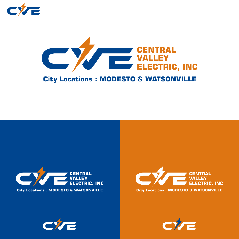 Logo-Design von Dafid Upel für Central Valley Electric, Inc. | Design #35919149