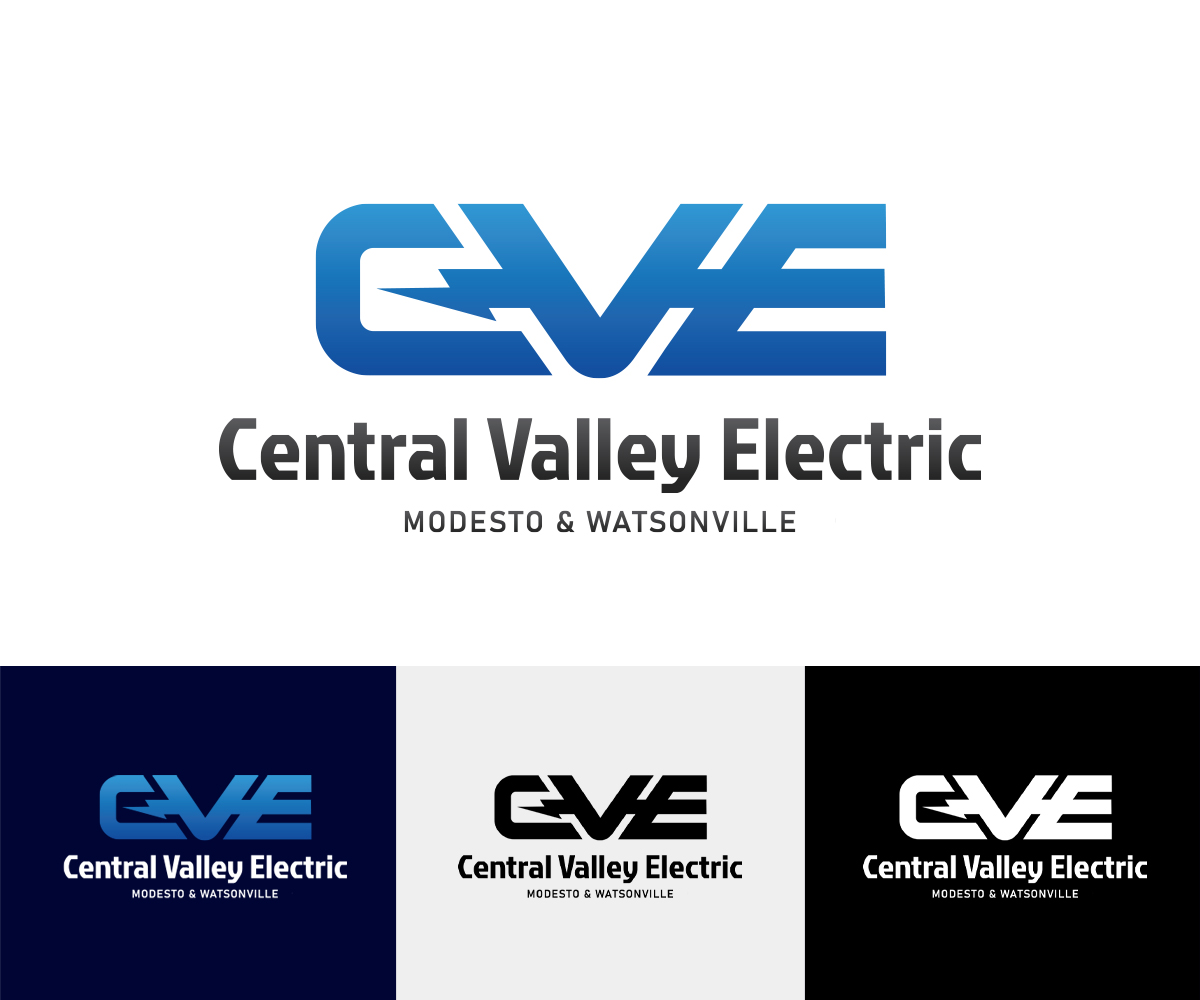 Logo Design by Alf Mozara for Central Valley Electric, Inc. | Design #35882504
