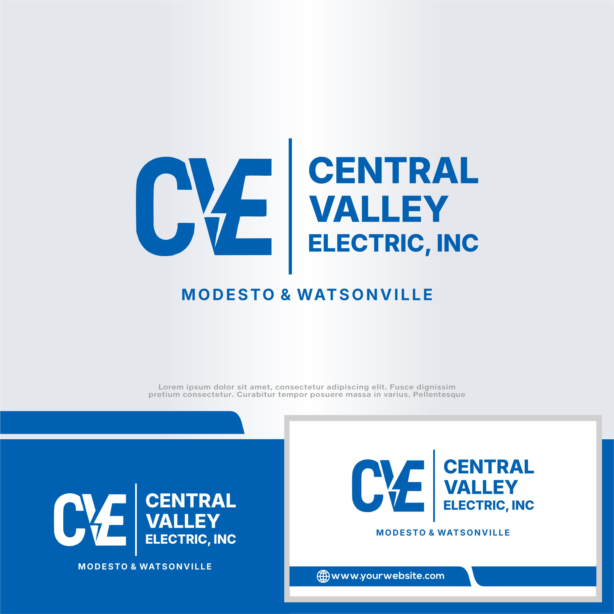 Logo Design by win it for Central Valley Electric, Inc. | Design #35882089