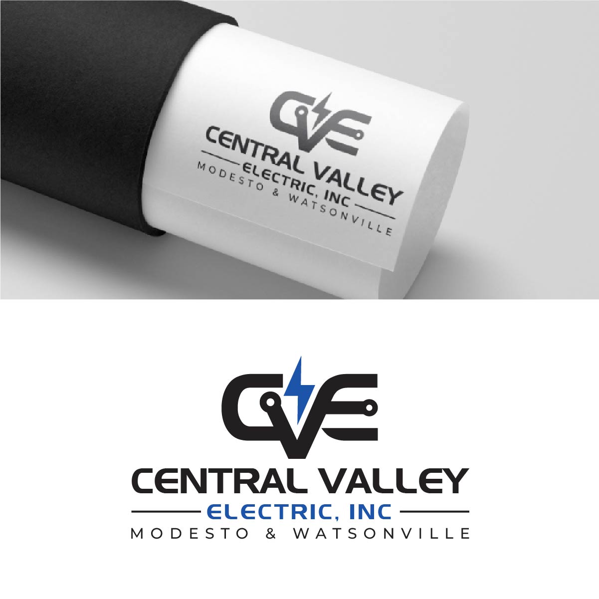 Logo Design by fly  design for Central Valley Electric, Inc. | Design #35883969