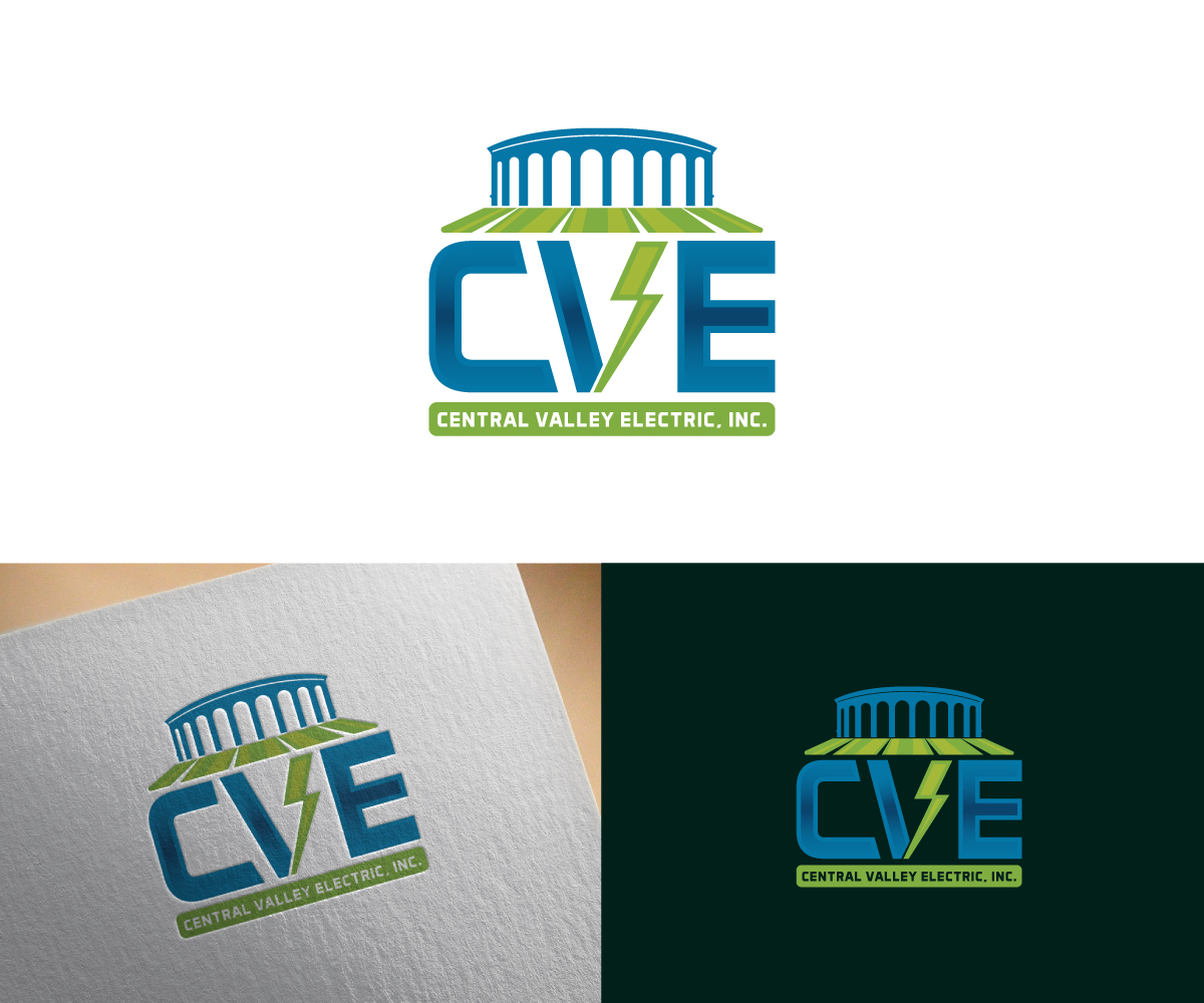 Logo Design by Ansh Design for Central Valley Electric, Inc. | Design #35884243