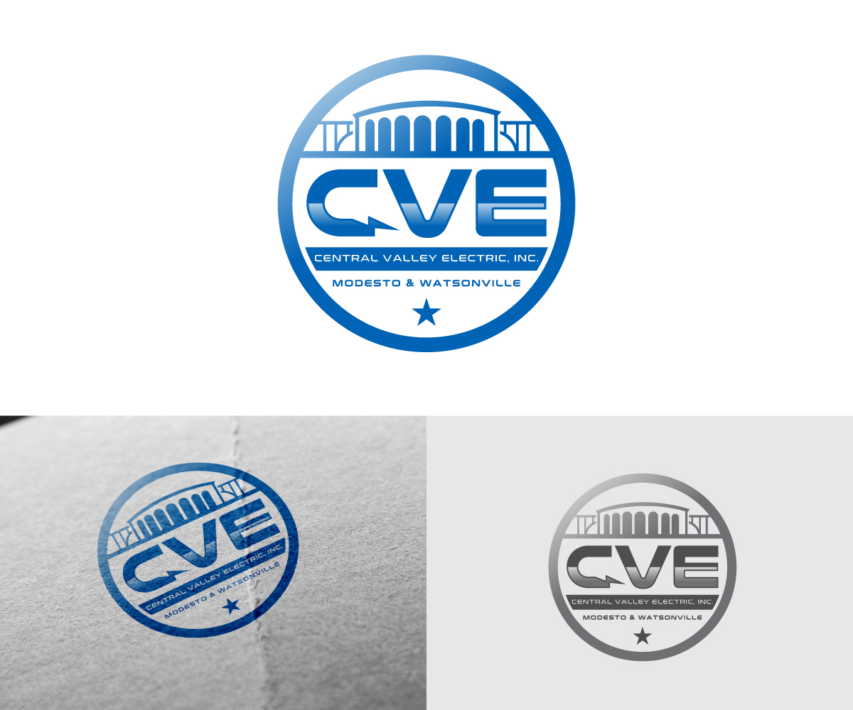 Logo Design by Ansh Design for Central Valley Electric, Inc. | Design #35884246