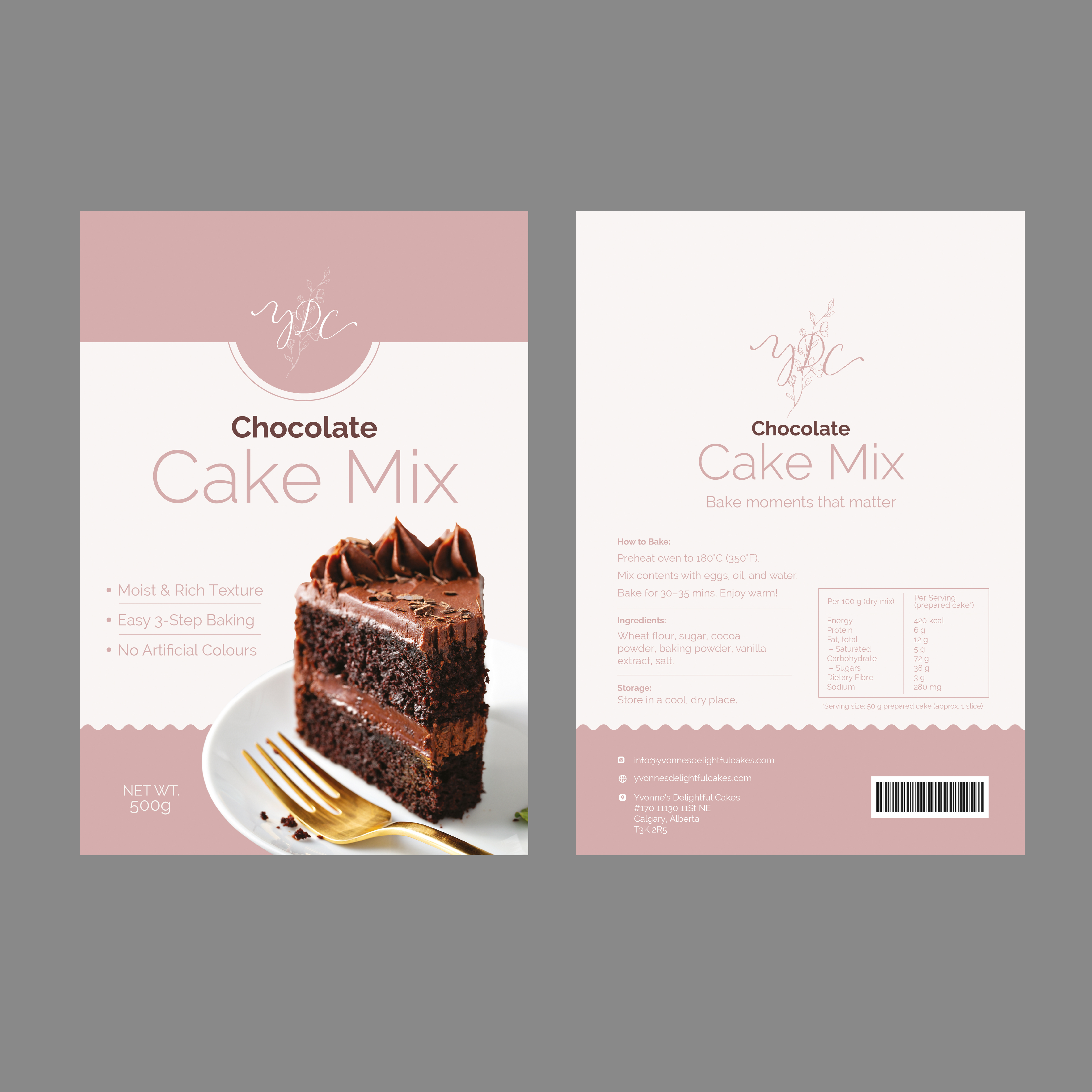 Packaging Design by mscreations.lk for Yvonne’s Delightful Cakes | Design #35902716