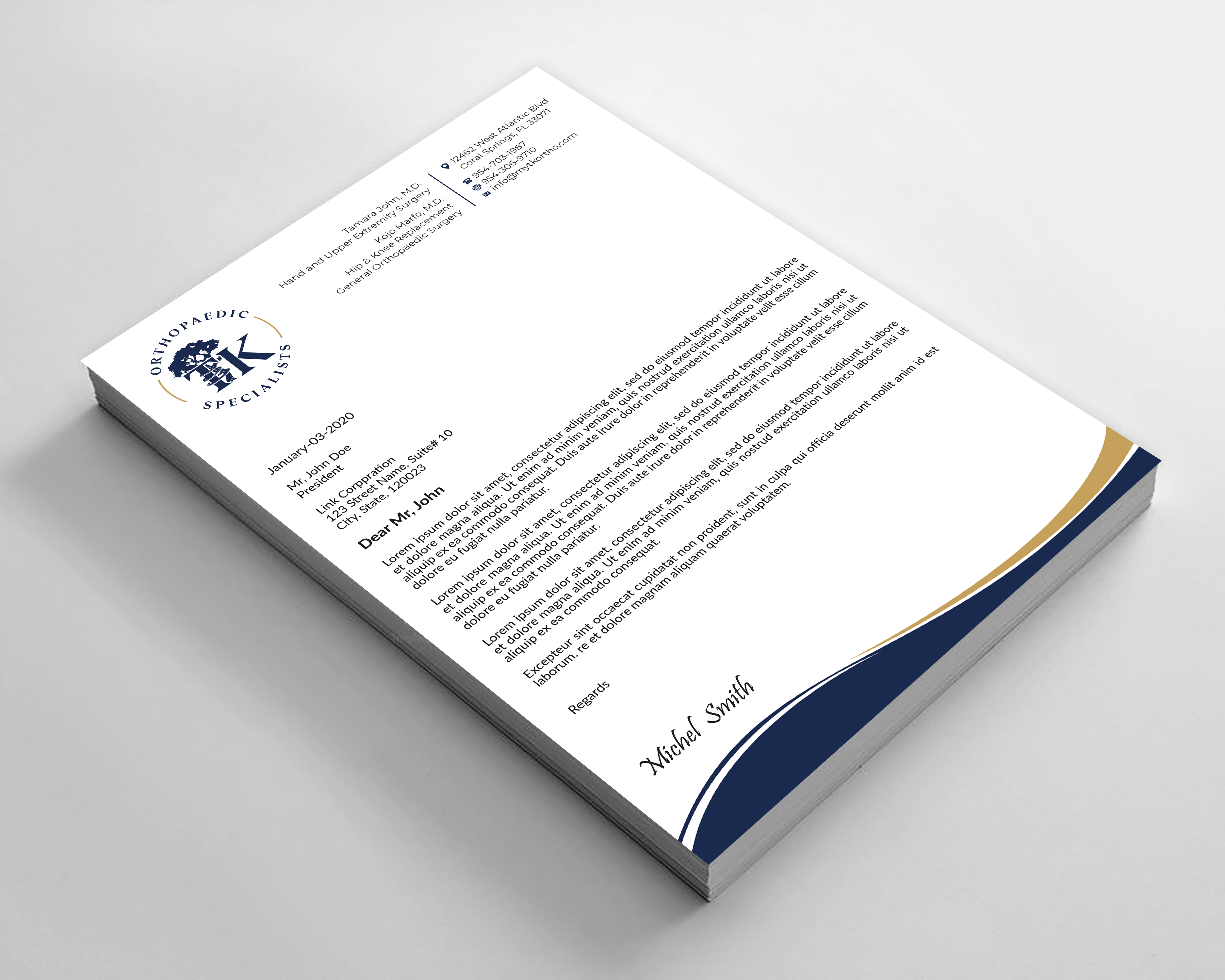 Letterhead Design by Expert Bappy for this project | Design #35881649