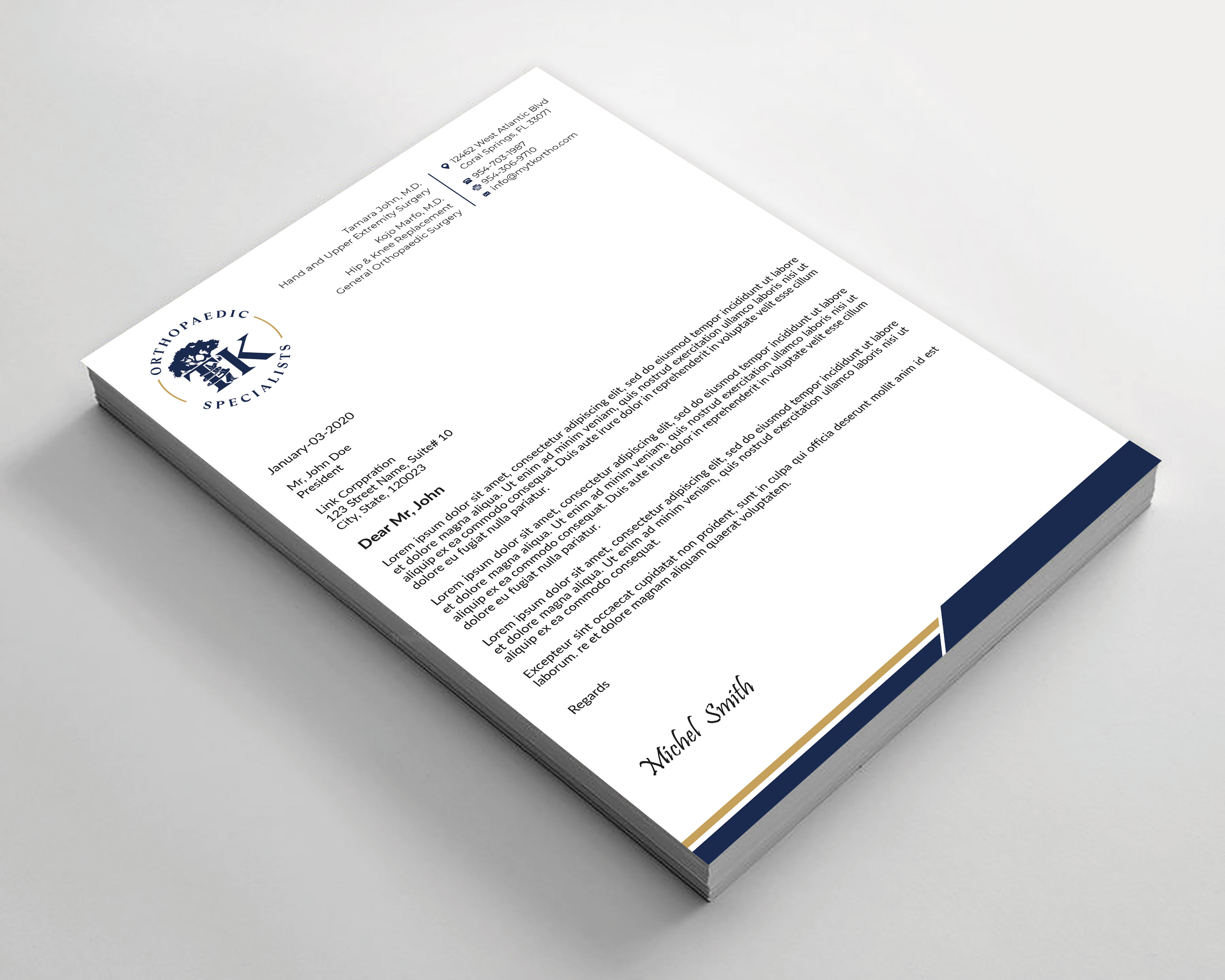 Letterhead Design by Expert Bappy for this project | Design #35881741