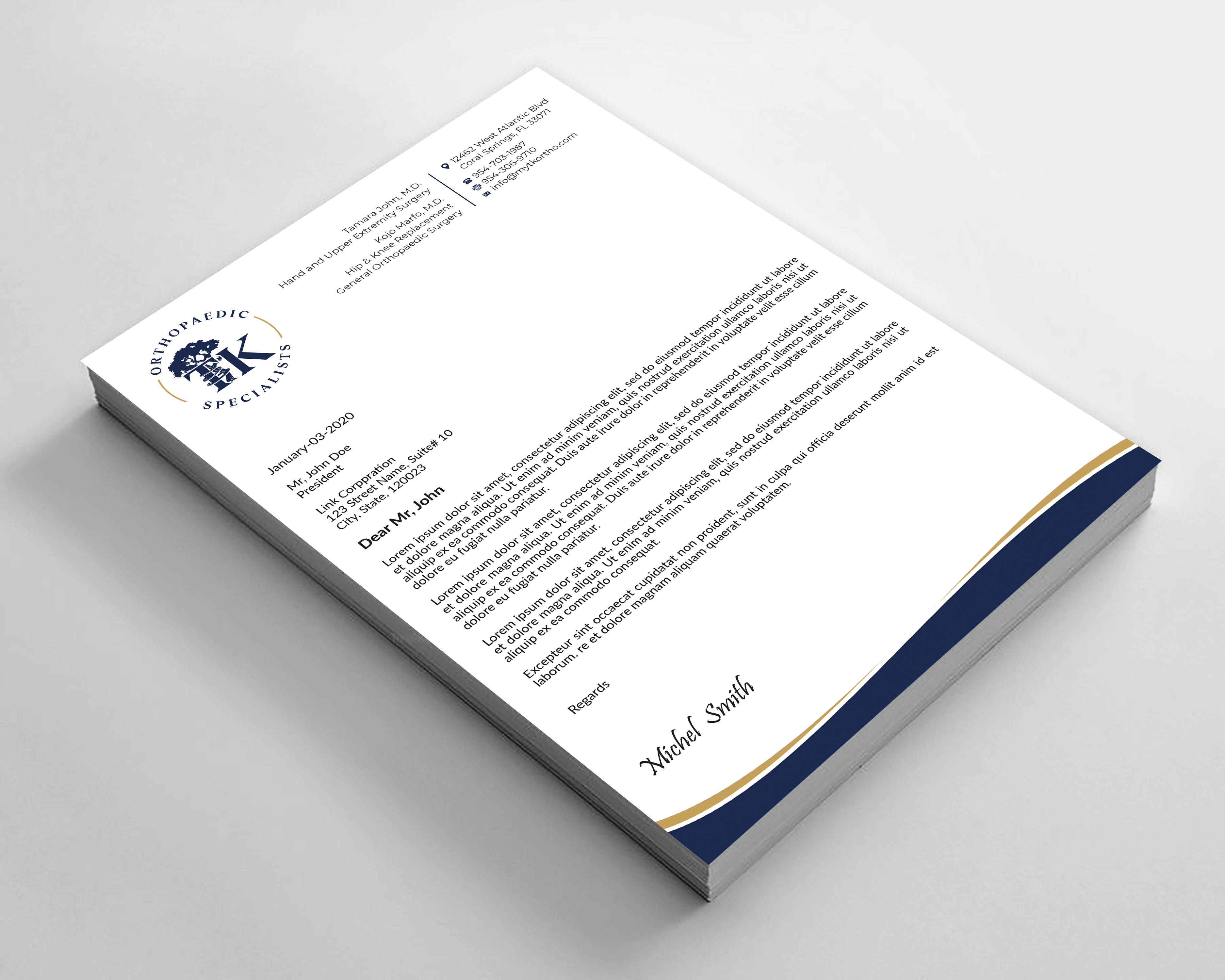 Letterhead Design by Expert Bappy for this project | Design #35894702