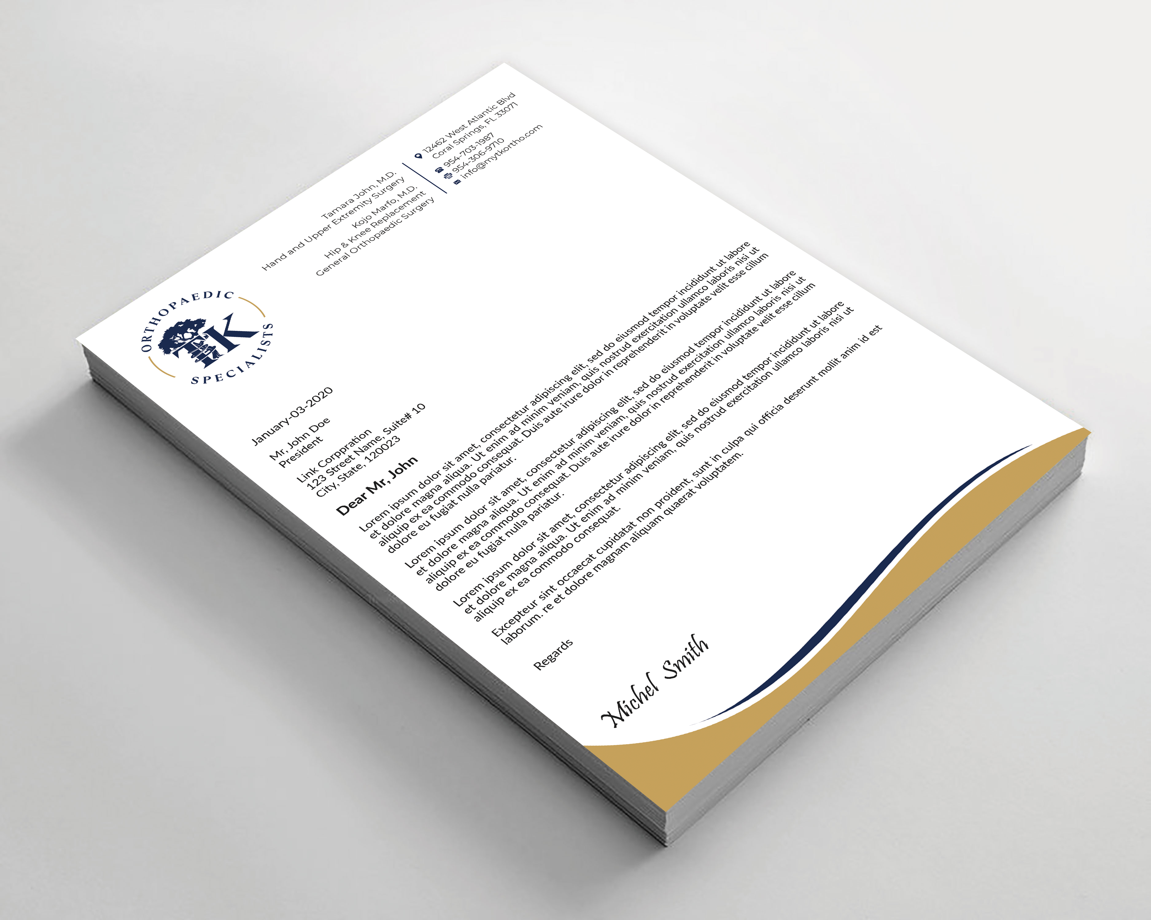 Letterhead Design by Expert Bappy for this project | Design #35894717