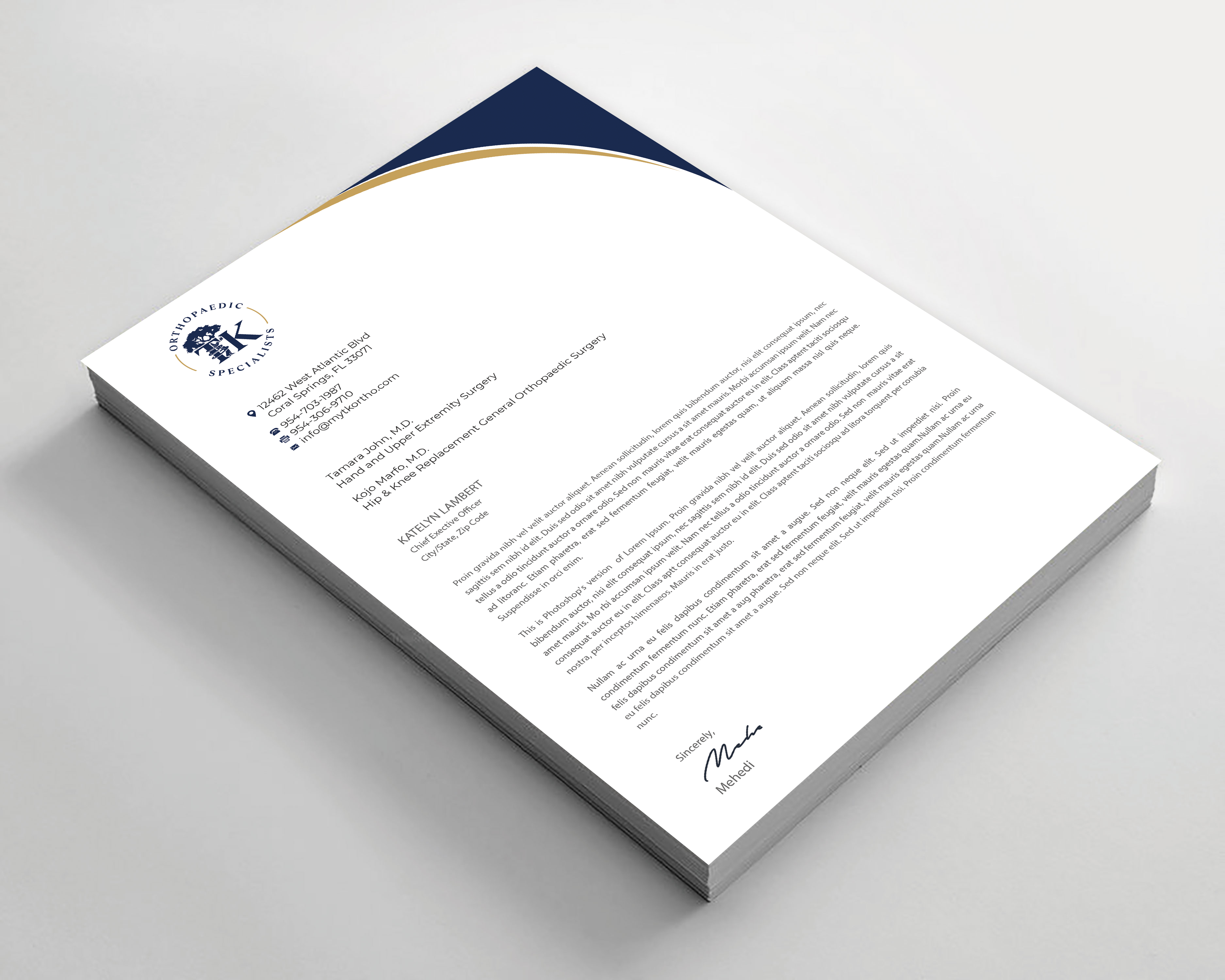 Letterhead Design by Expert Bappy for this project | Design #35894827