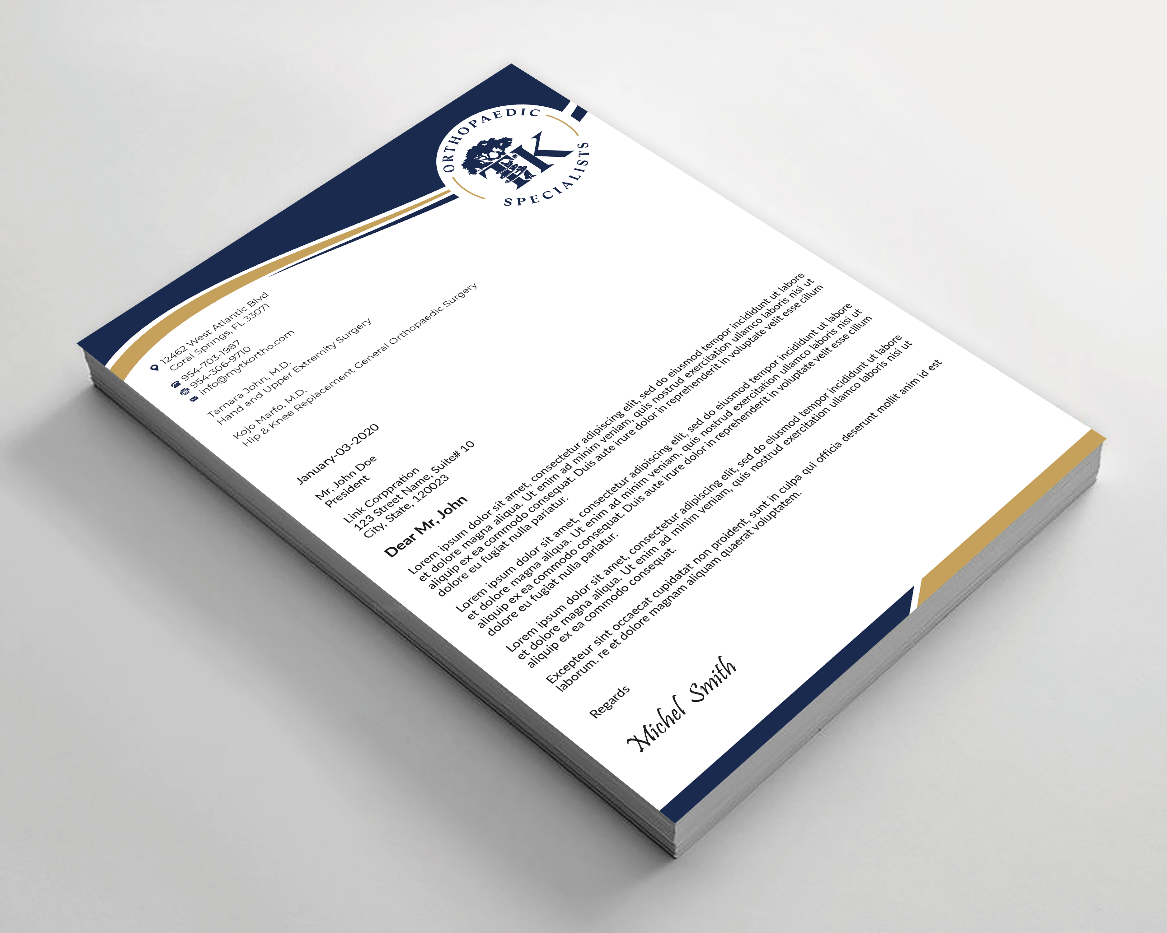Letterhead Design by Expert Bappy for this project | Design #35895409