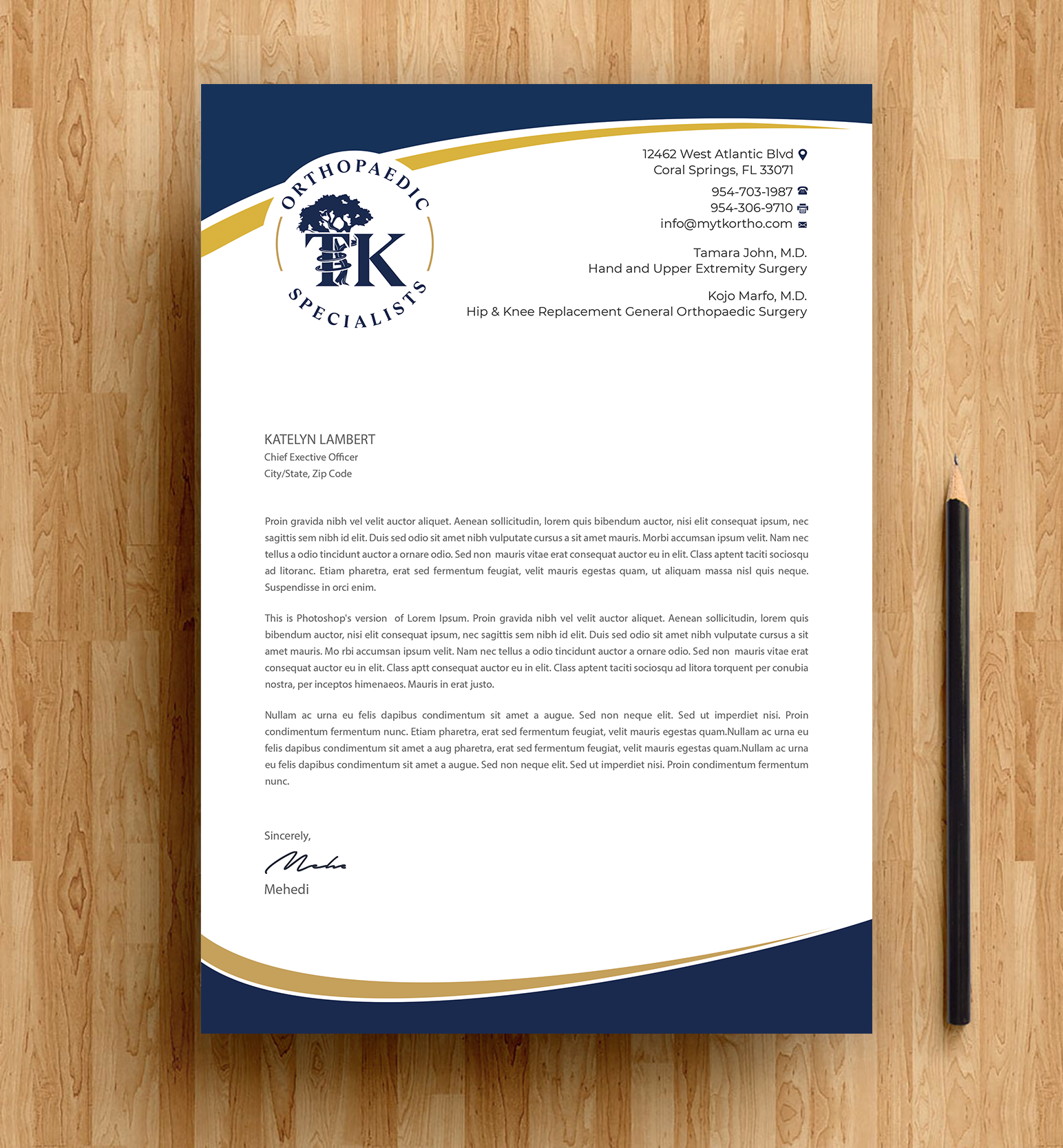 Letterhead Design by Expert Bappy for this project | Design #35900508