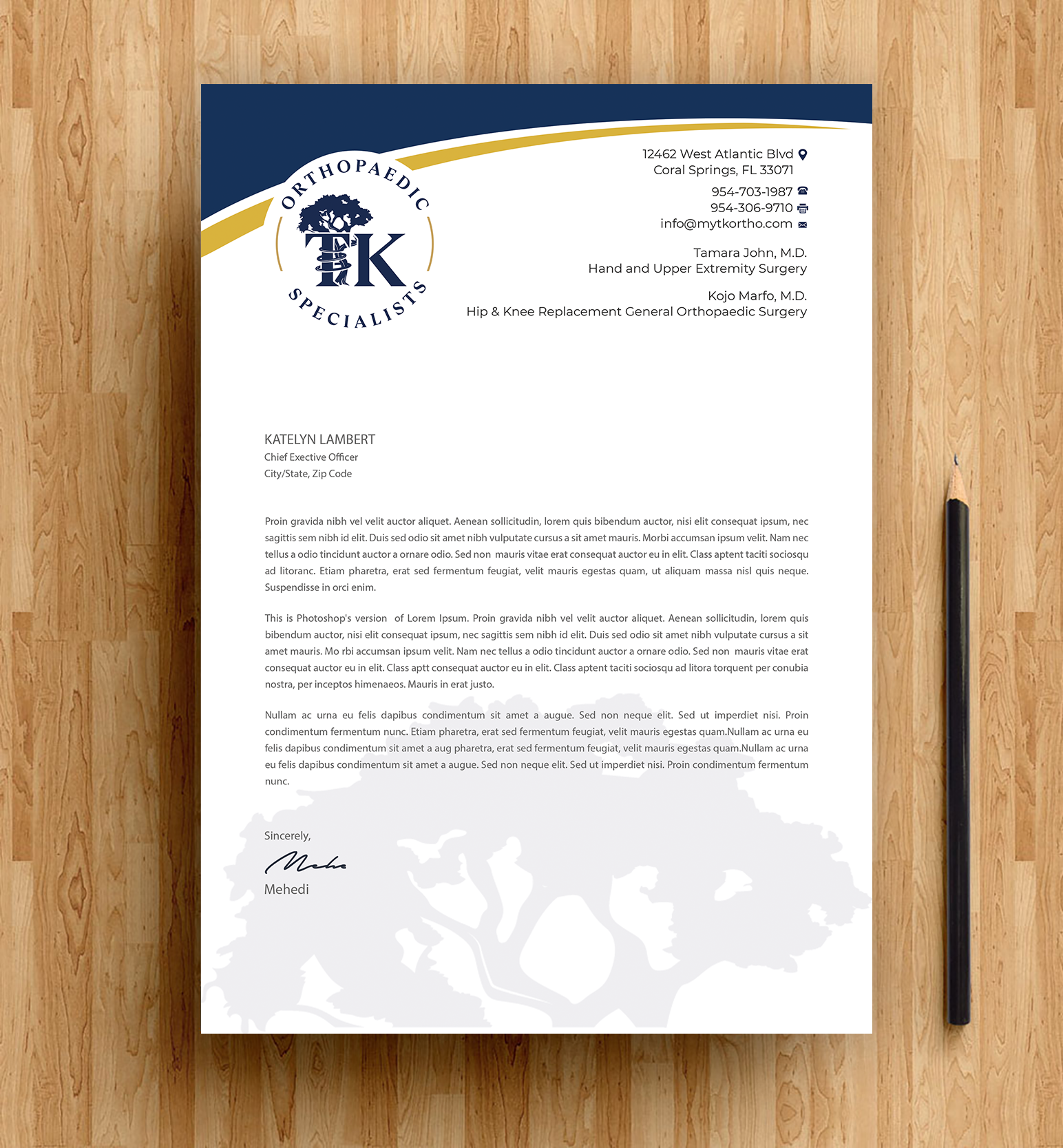 Letterhead Design by Expert Bappy for this project | Design #35900543
