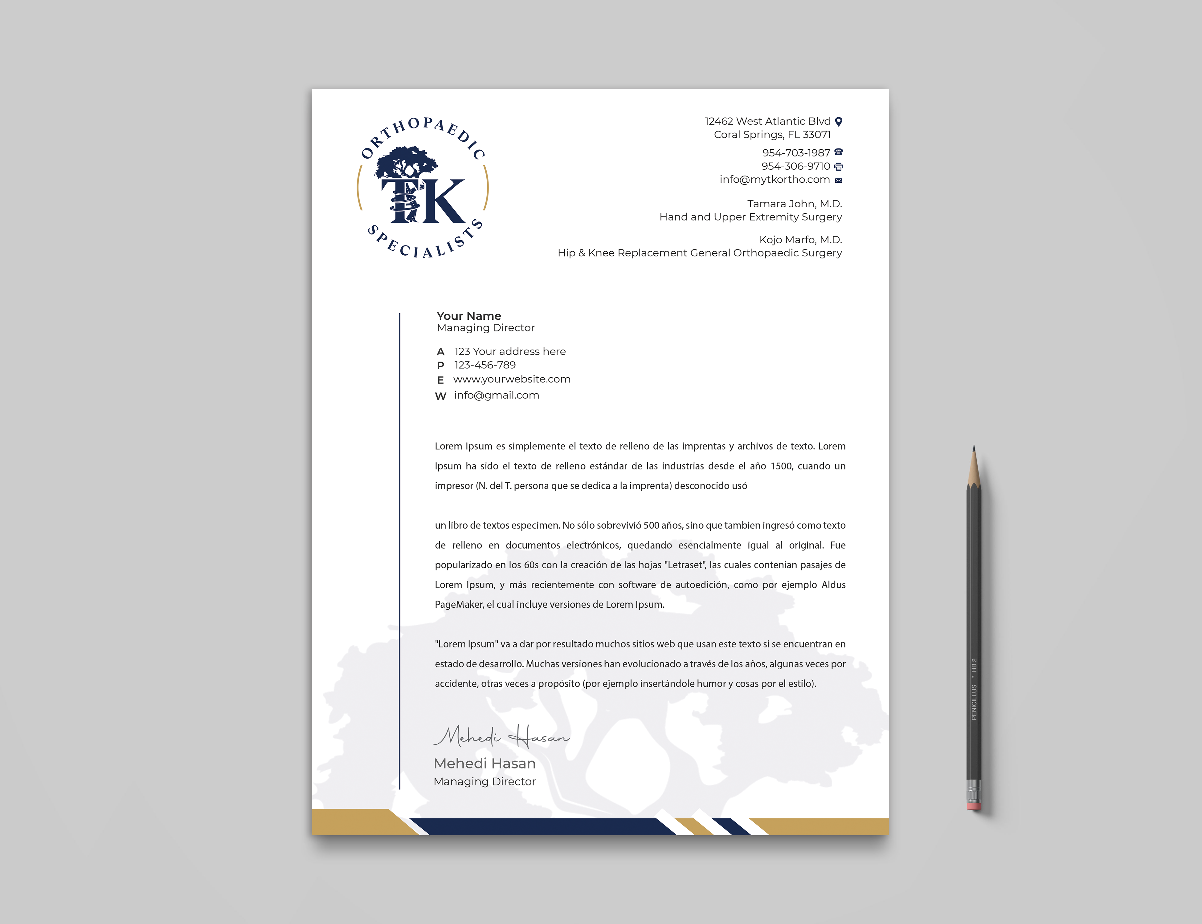Letterhead Design by Expert Bappy for this project | Design #35901615
