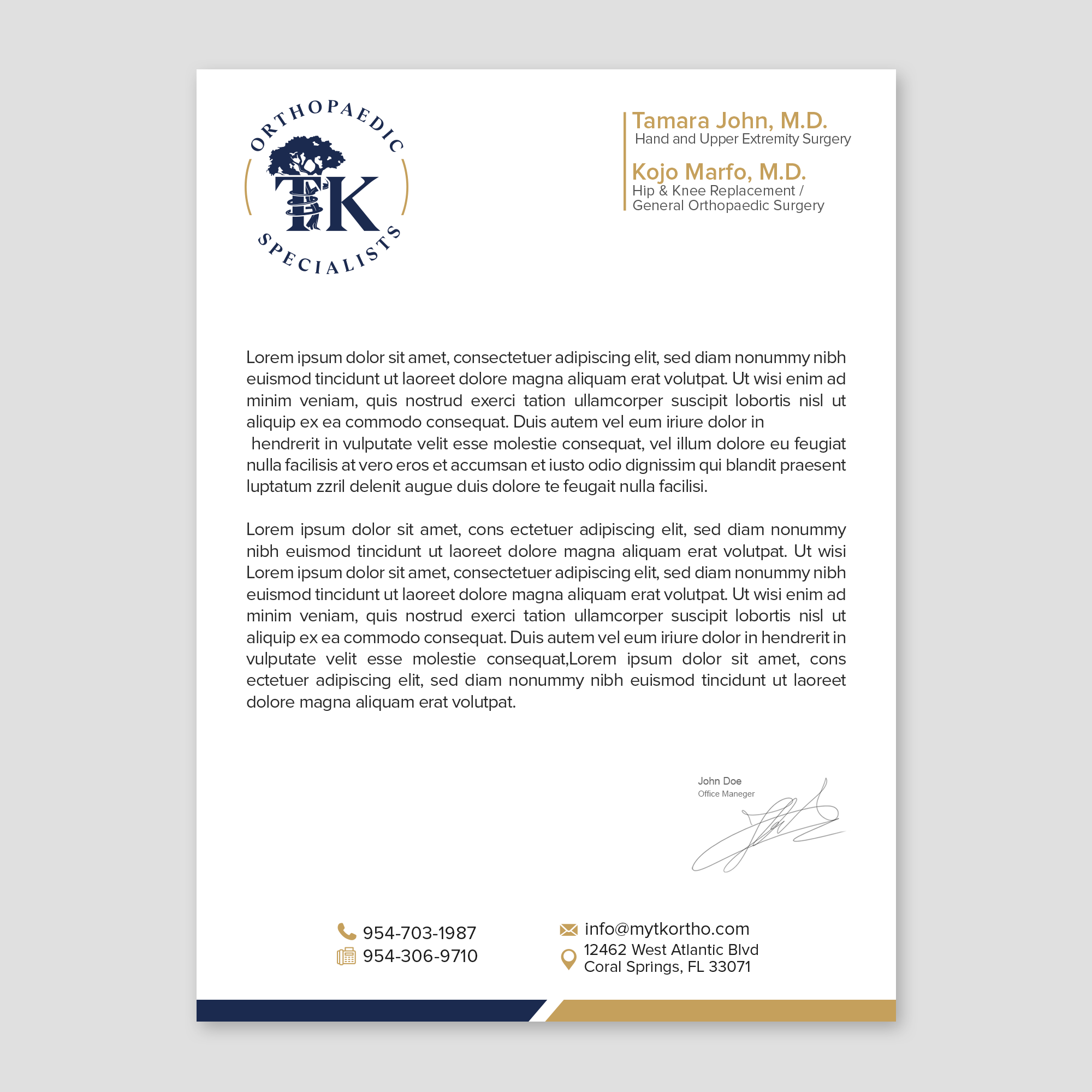 Letterhead Design by WellDesign for this project | Design #35887796