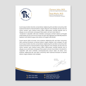 Letterhead Design by WellDesign for this project | Design: #35887798