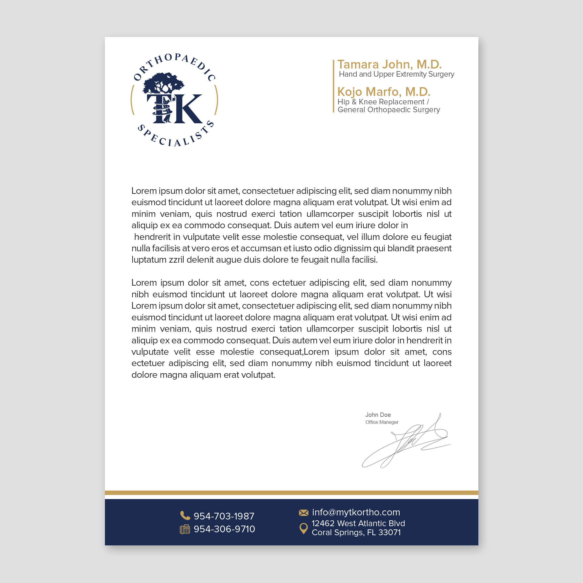 Letterhead Design by WellDesign for this project | Design #35887799