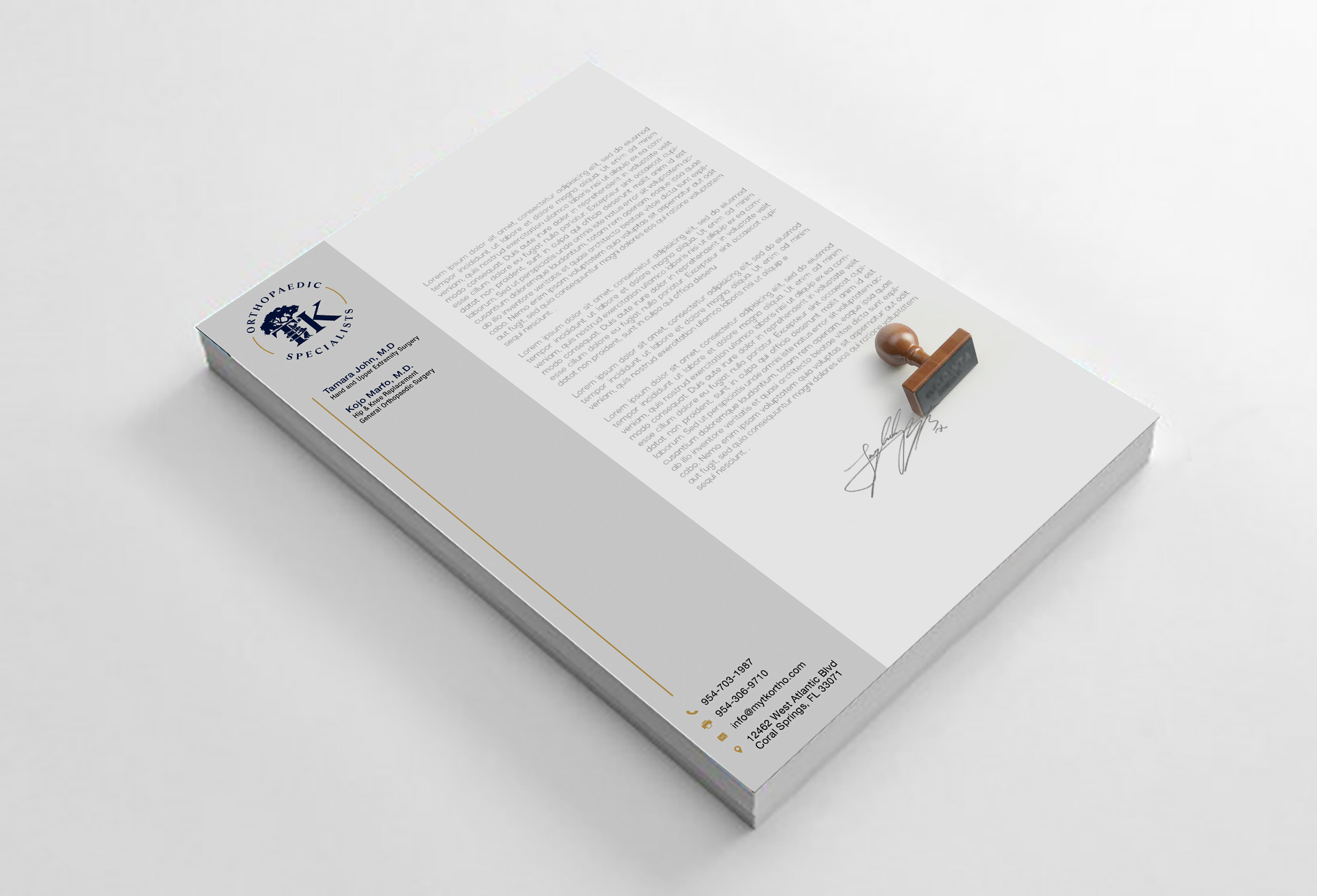 Letterhead Design by Design_Duo for this project | Design #35895816