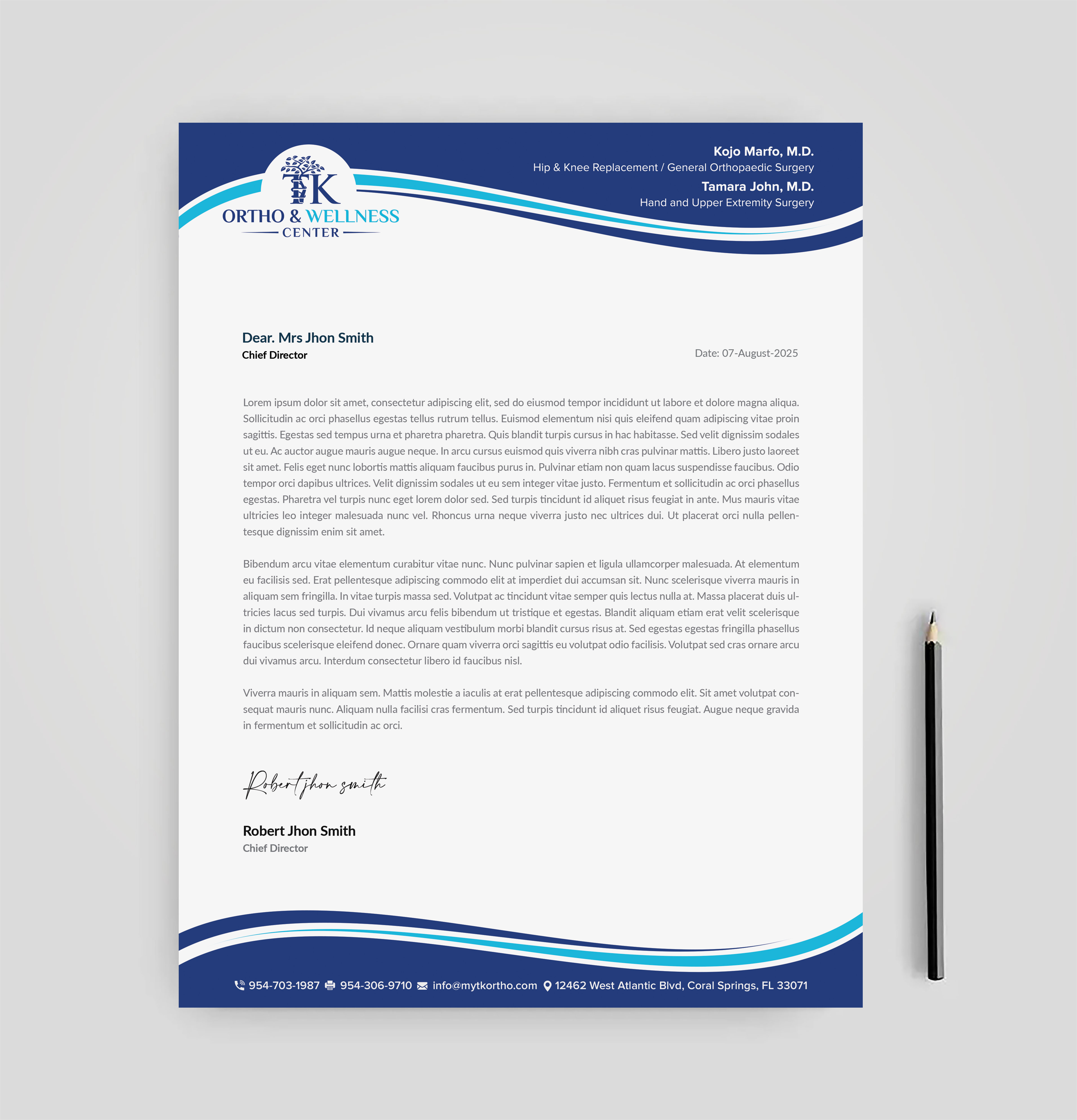 Letterhead Design by Sabbir_2025 for this project | Design #36022186