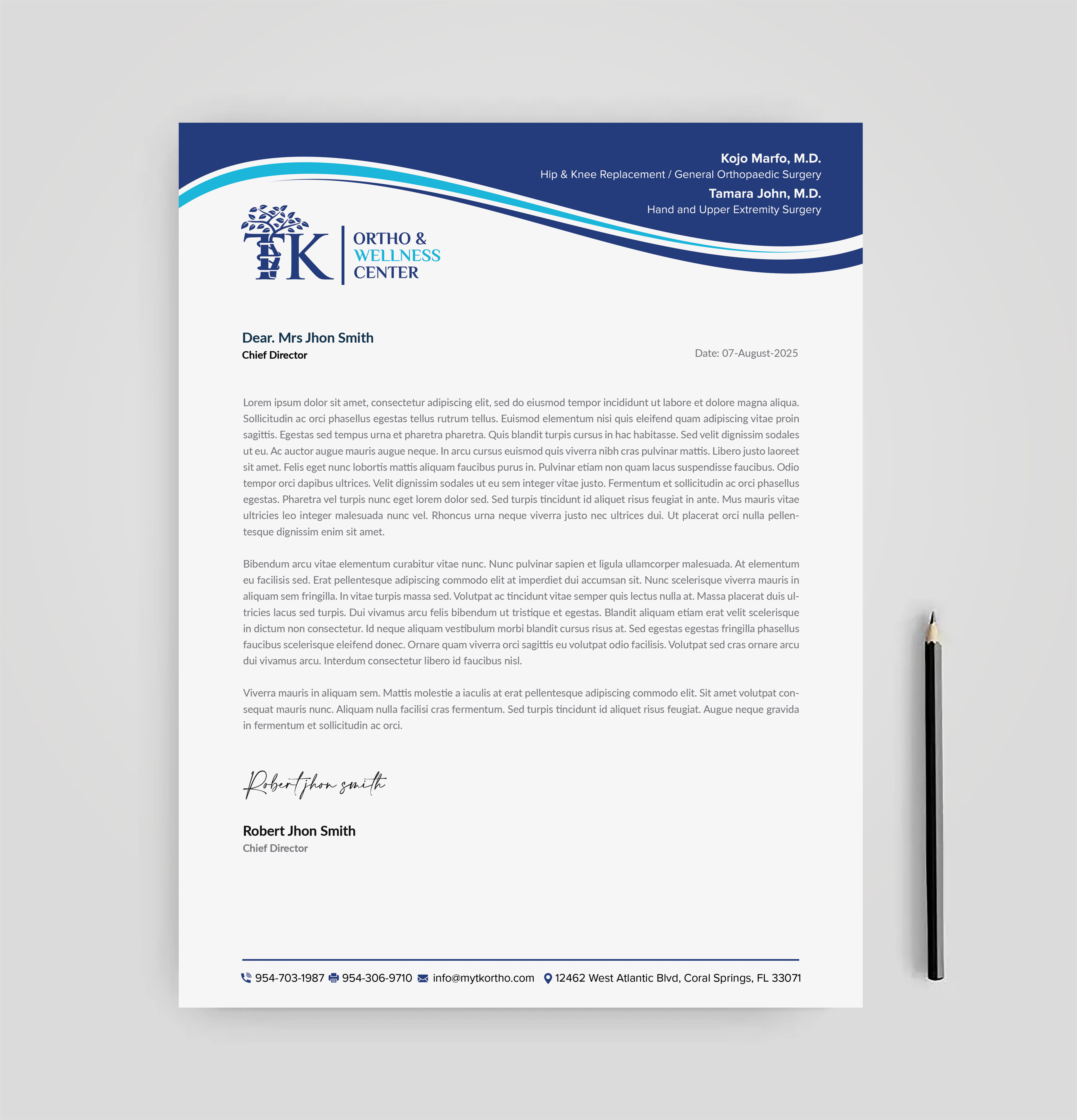 Letterhead Design by Sabbir_2025 for this project | Design #36022188