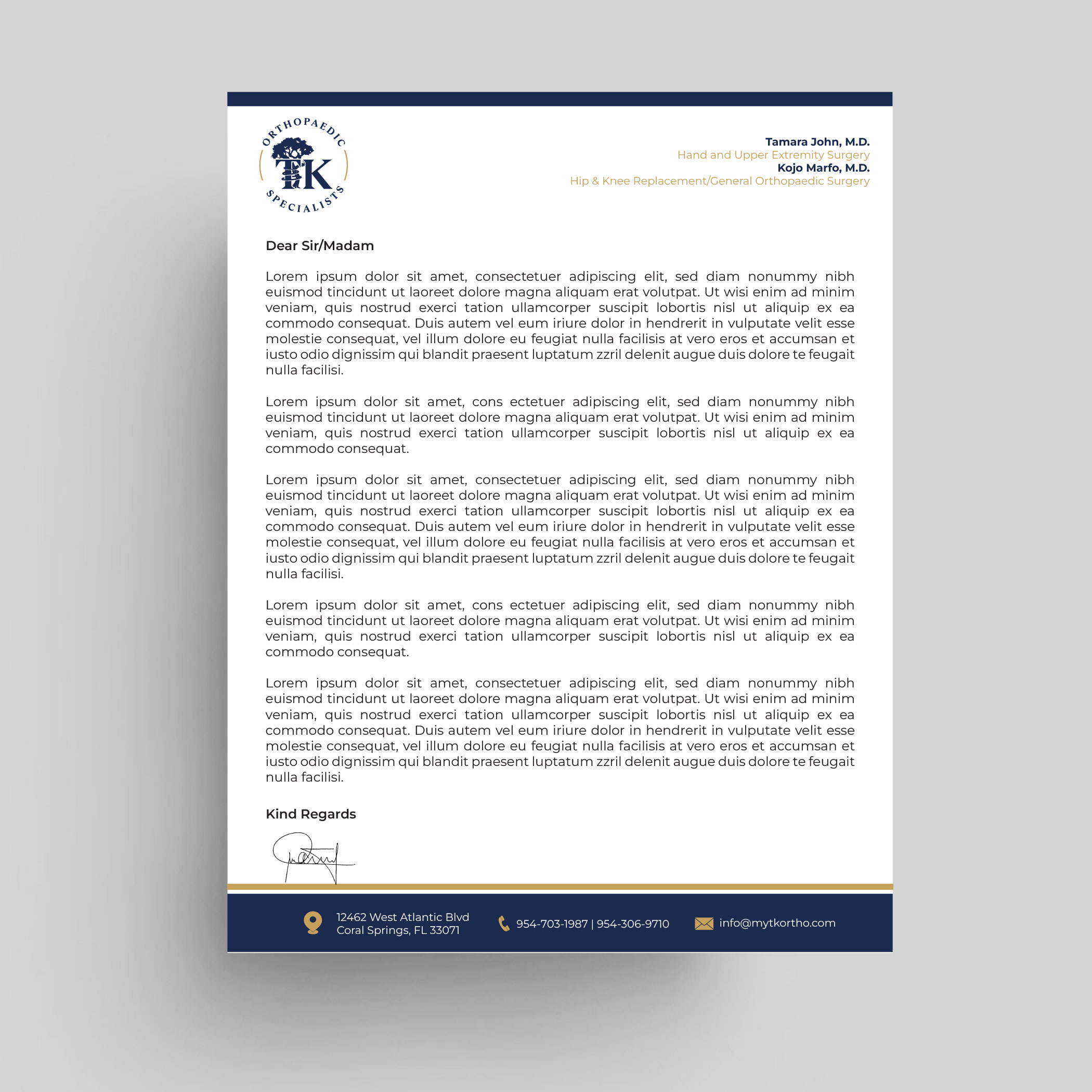 Letterhead Design by angelonyamu for this project | Design #35882981