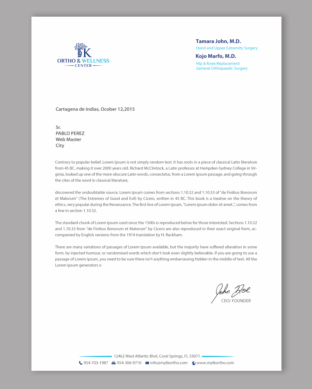 Letterhead Design by chandrayaan.creative for this project | Design #36031711