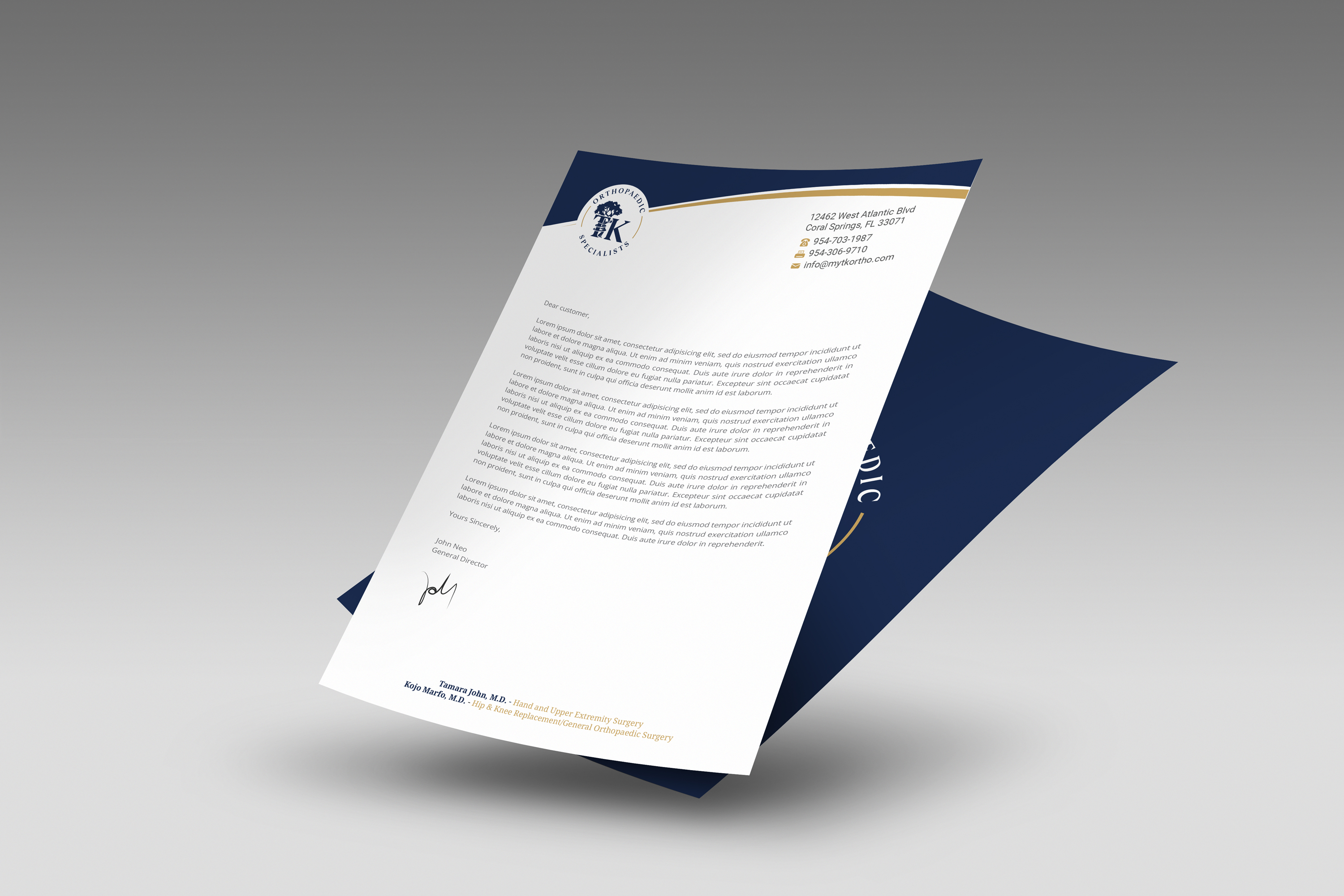 Letterhead Design by R.design for this project | Design #35881669