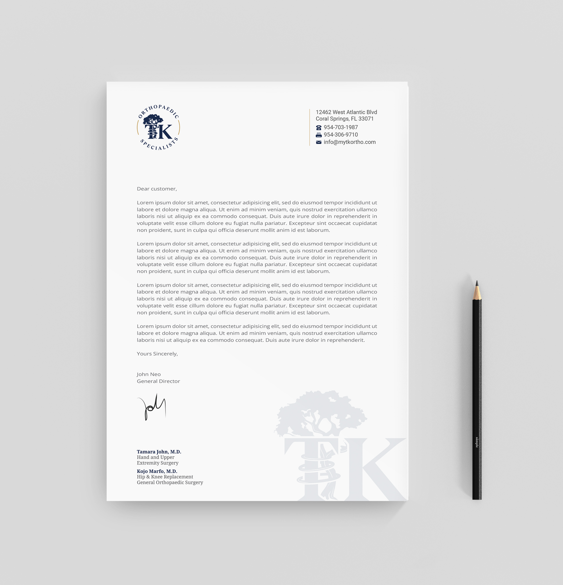 Letterhead Design by R.design for this project | Design #35891423