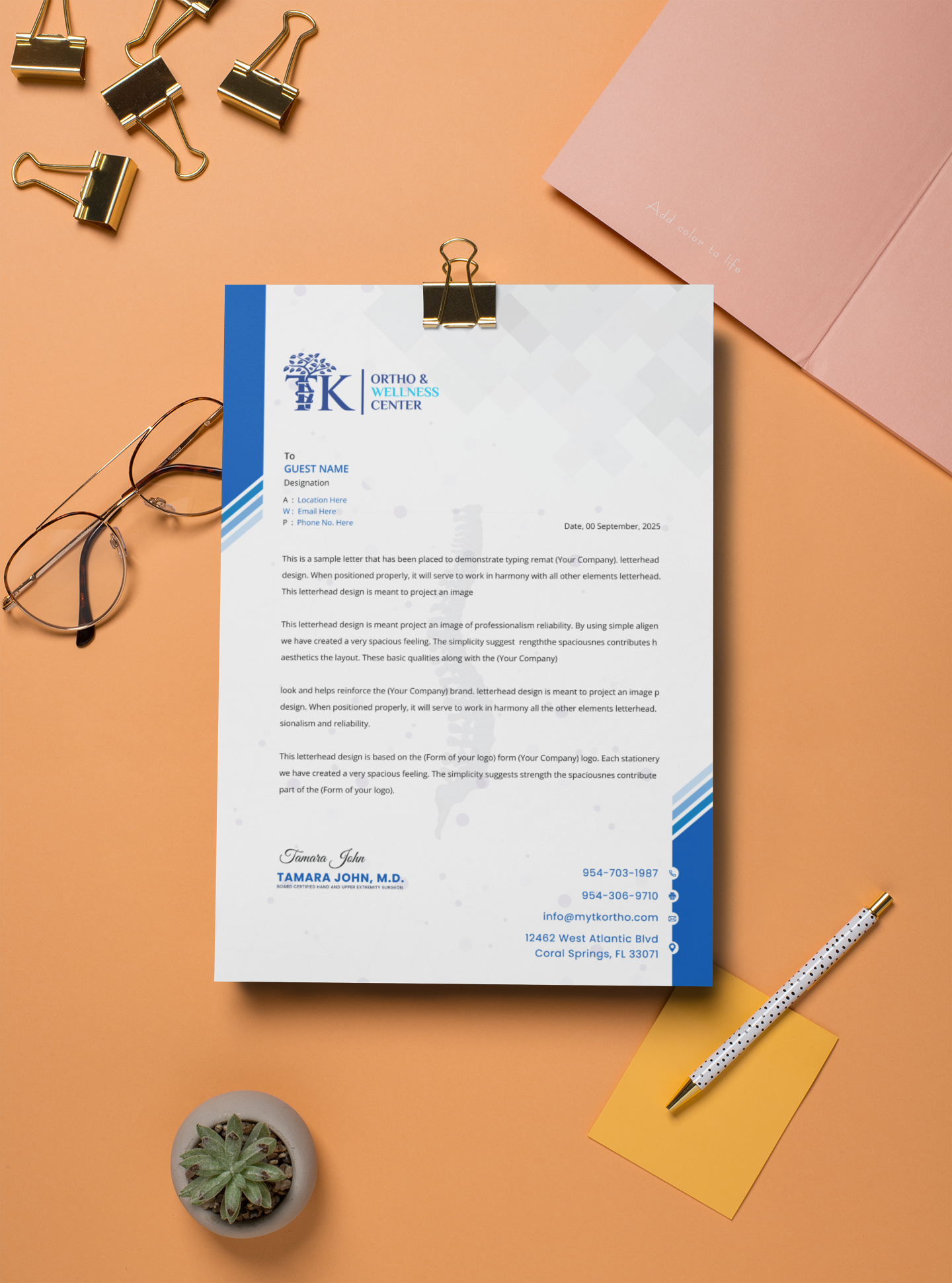Letterhead Design by Razikul Rasel for this project | Design #36028617