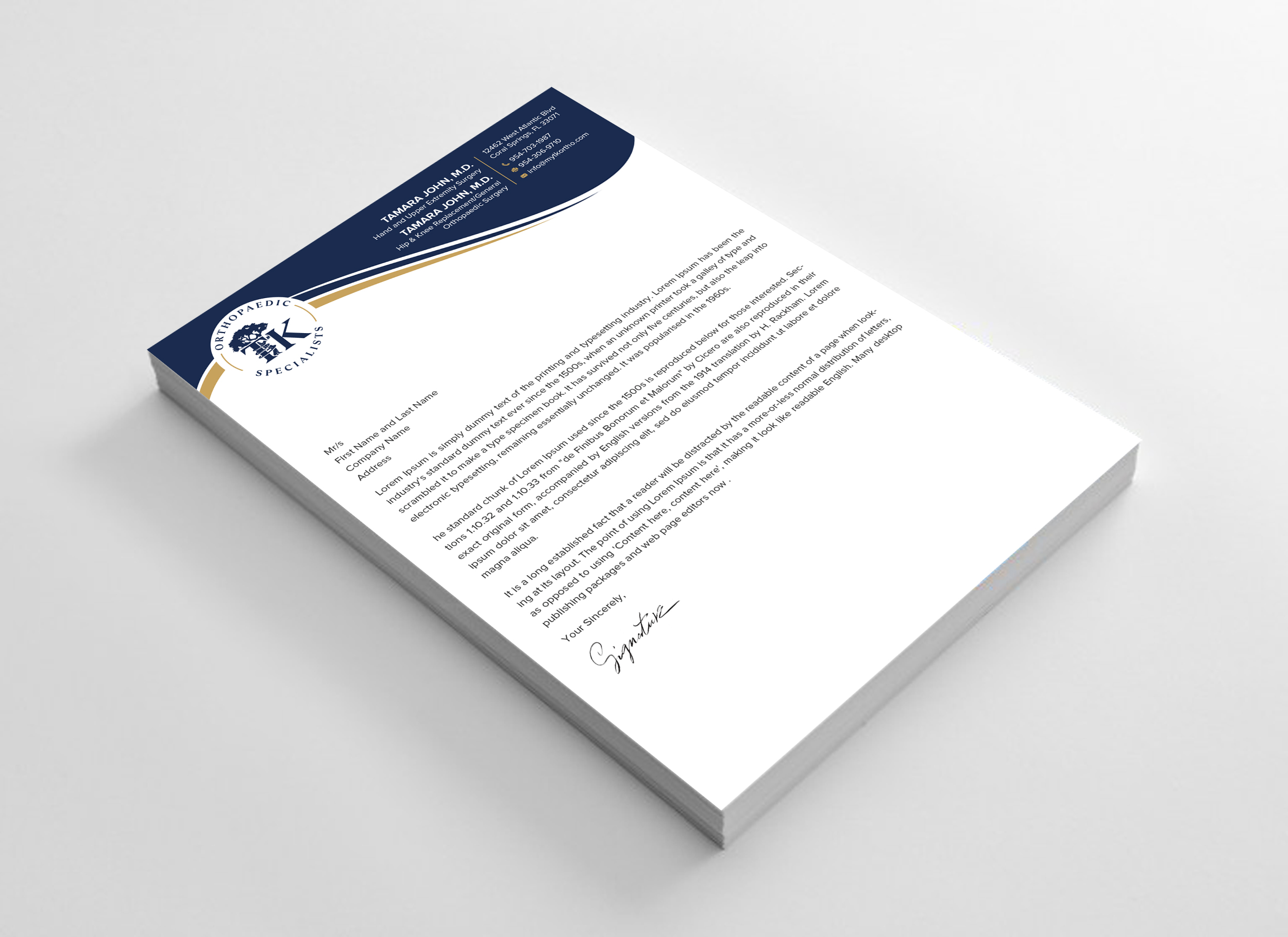 Letterhead Design by Uttom 2 for this project | Design #35886379