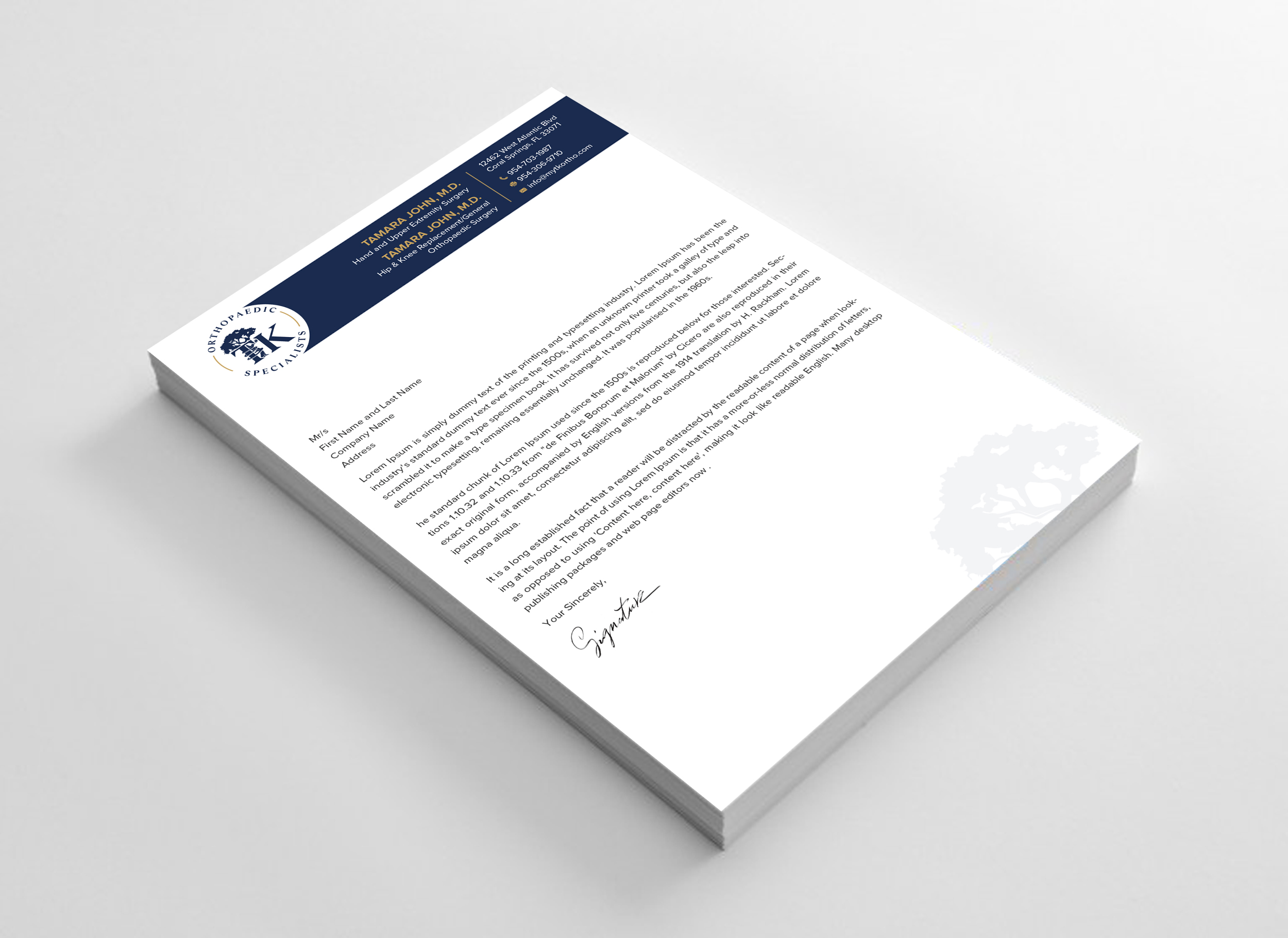 Letterhead Design by Uttom 2 for this project | Design #35886386