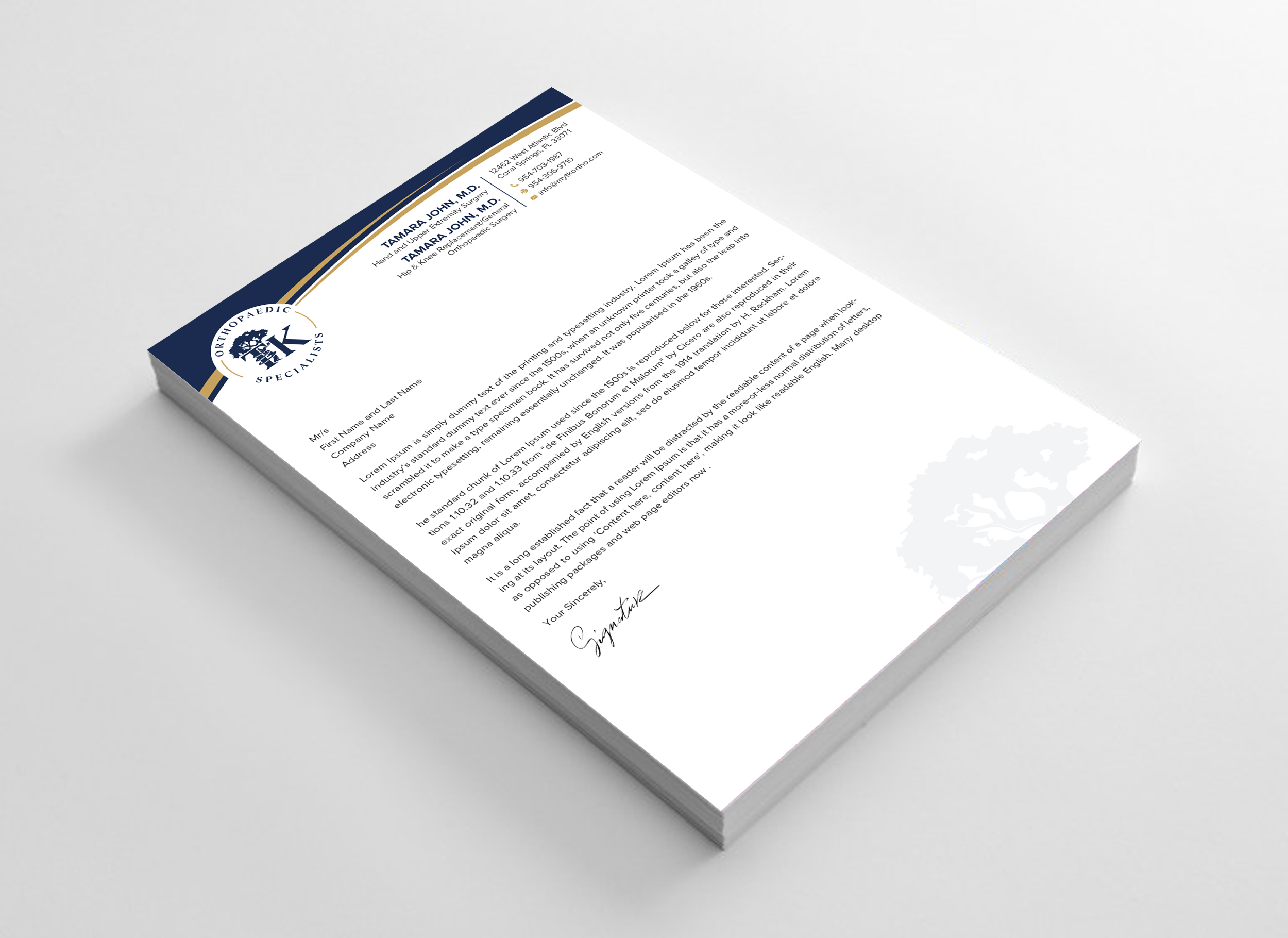 Letterhead Design by Uttom 2 for this project | Design #35886399