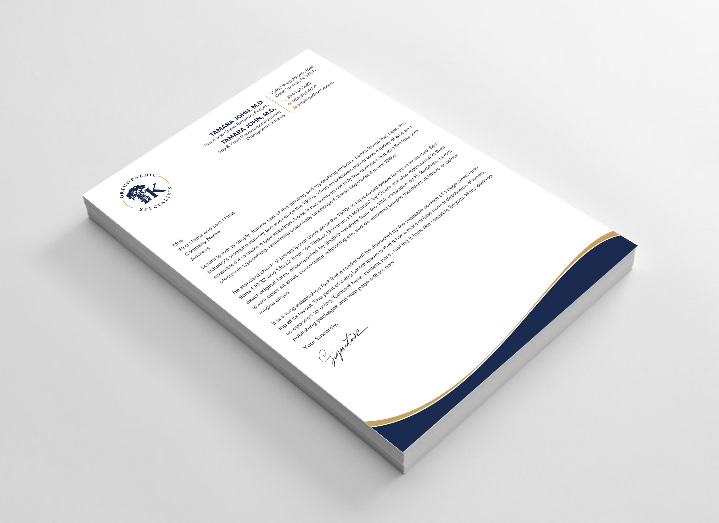 Letterhead Design by Uttom 2 for this project | Design #35887034