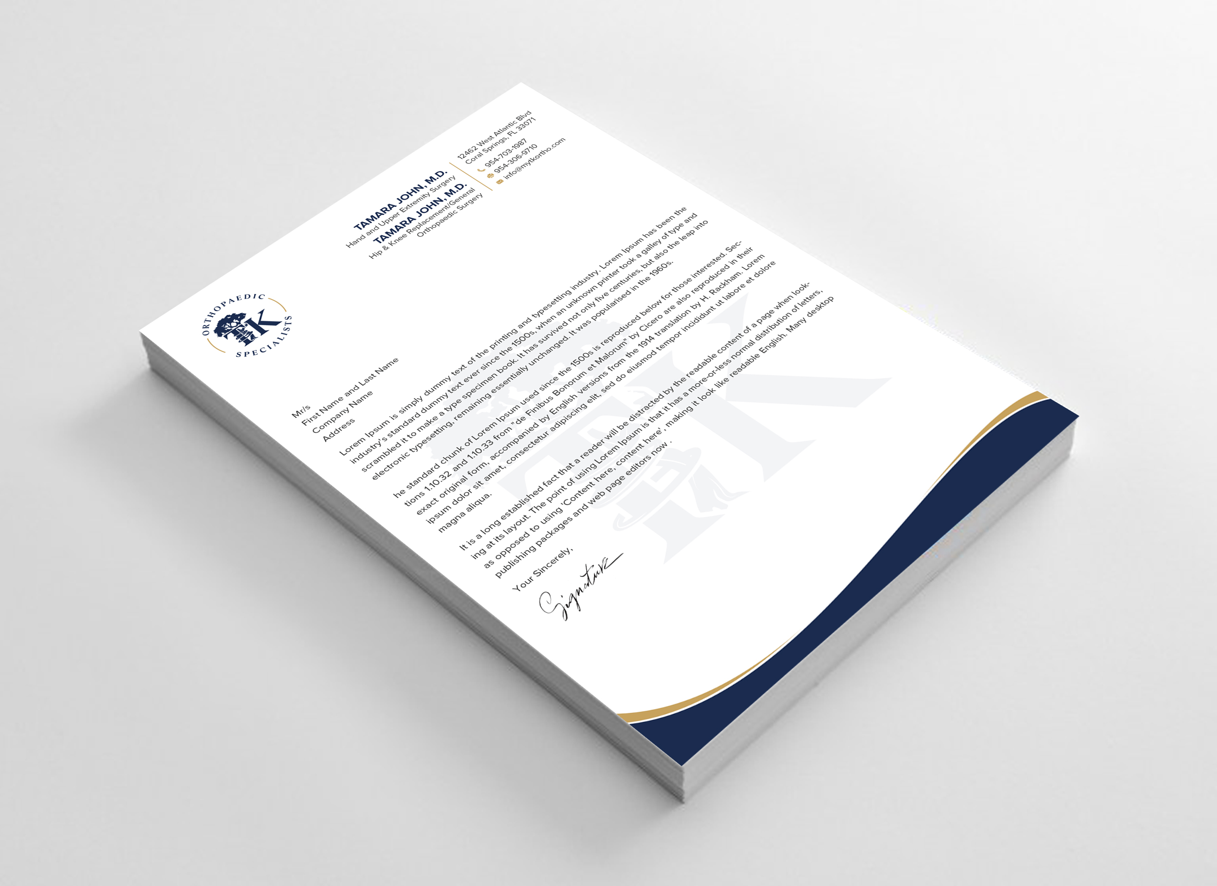 Letterhead Design by Uttom 2 for this project | Design #35887037