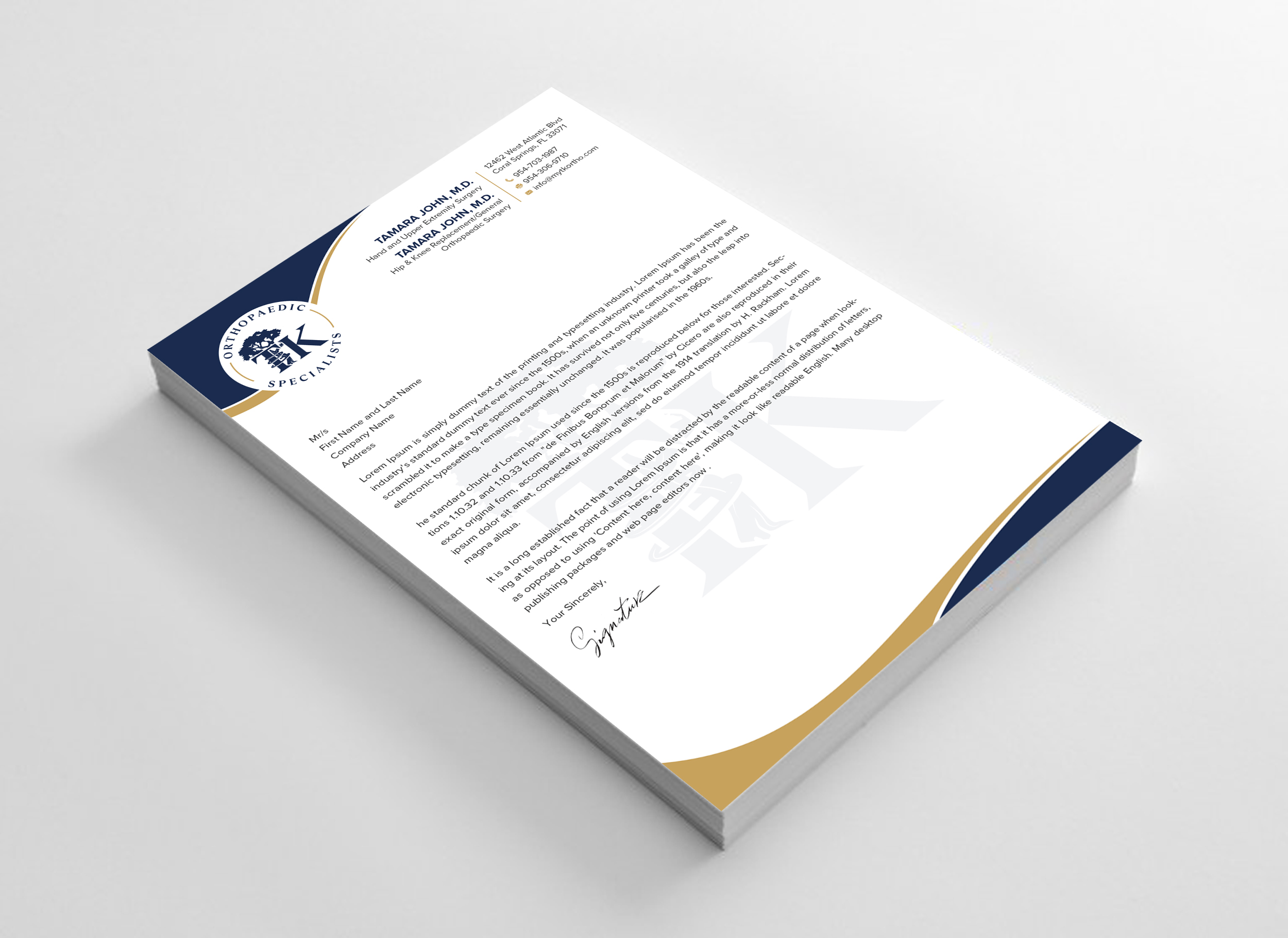 Letterhead Design by Uttom 2 for this project | Design #35887039