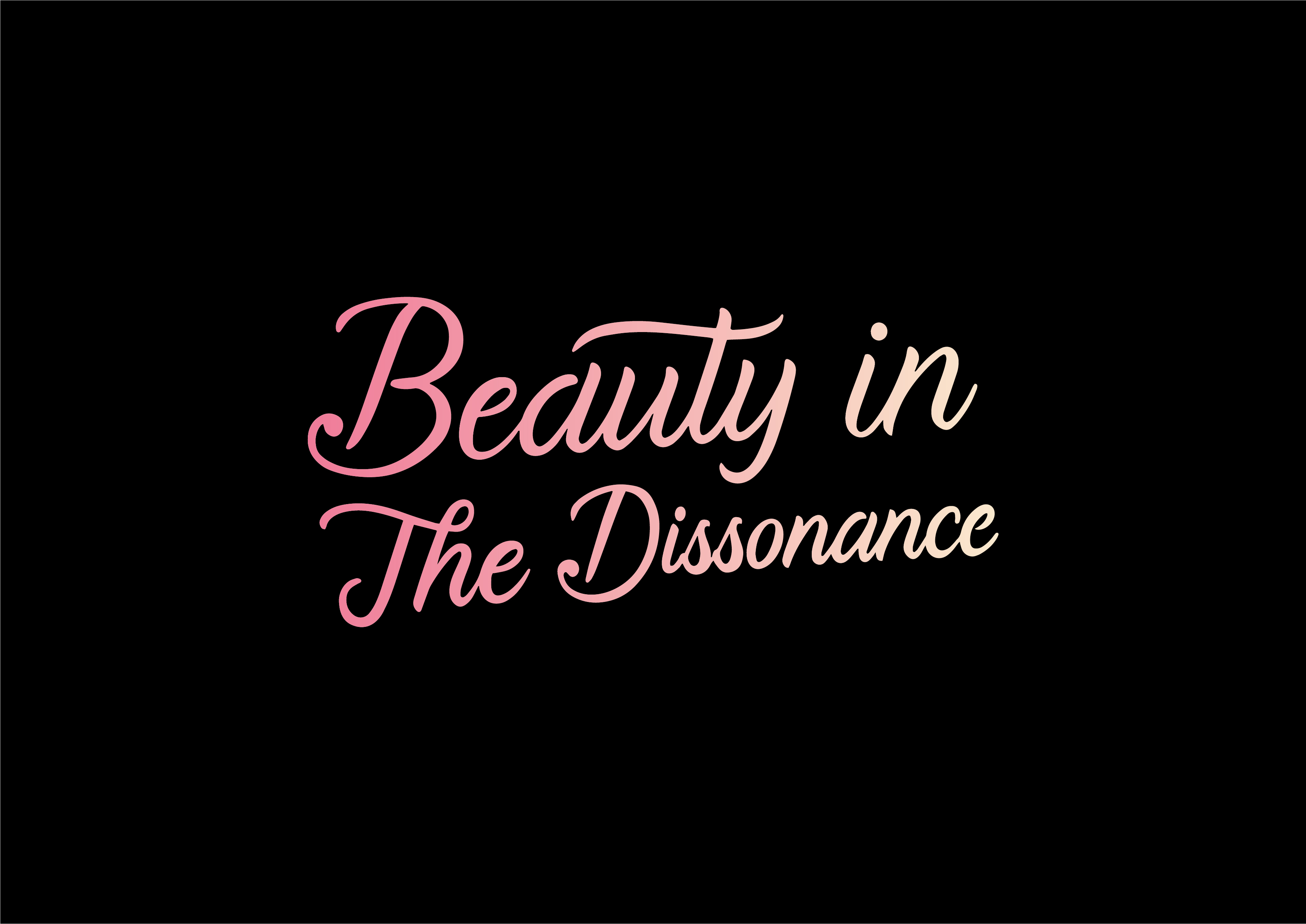 Logo Design by temir0001 for Beauty in the Dissonance  | Design #35923505