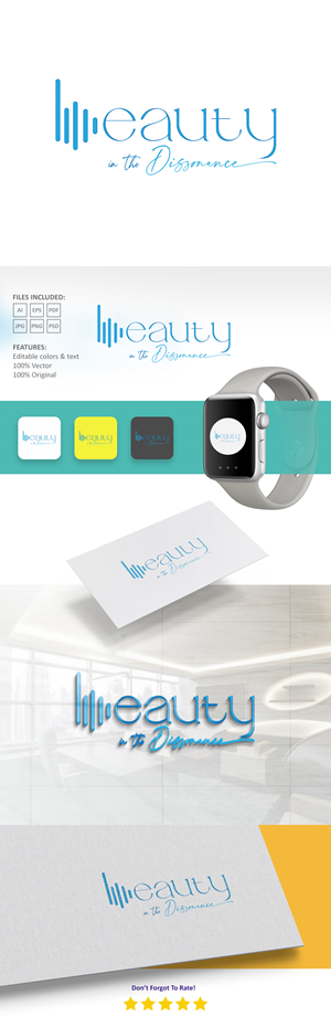 Design de Logo par VectorForge pour Beauty in the Dissonance  | Design : #35893978