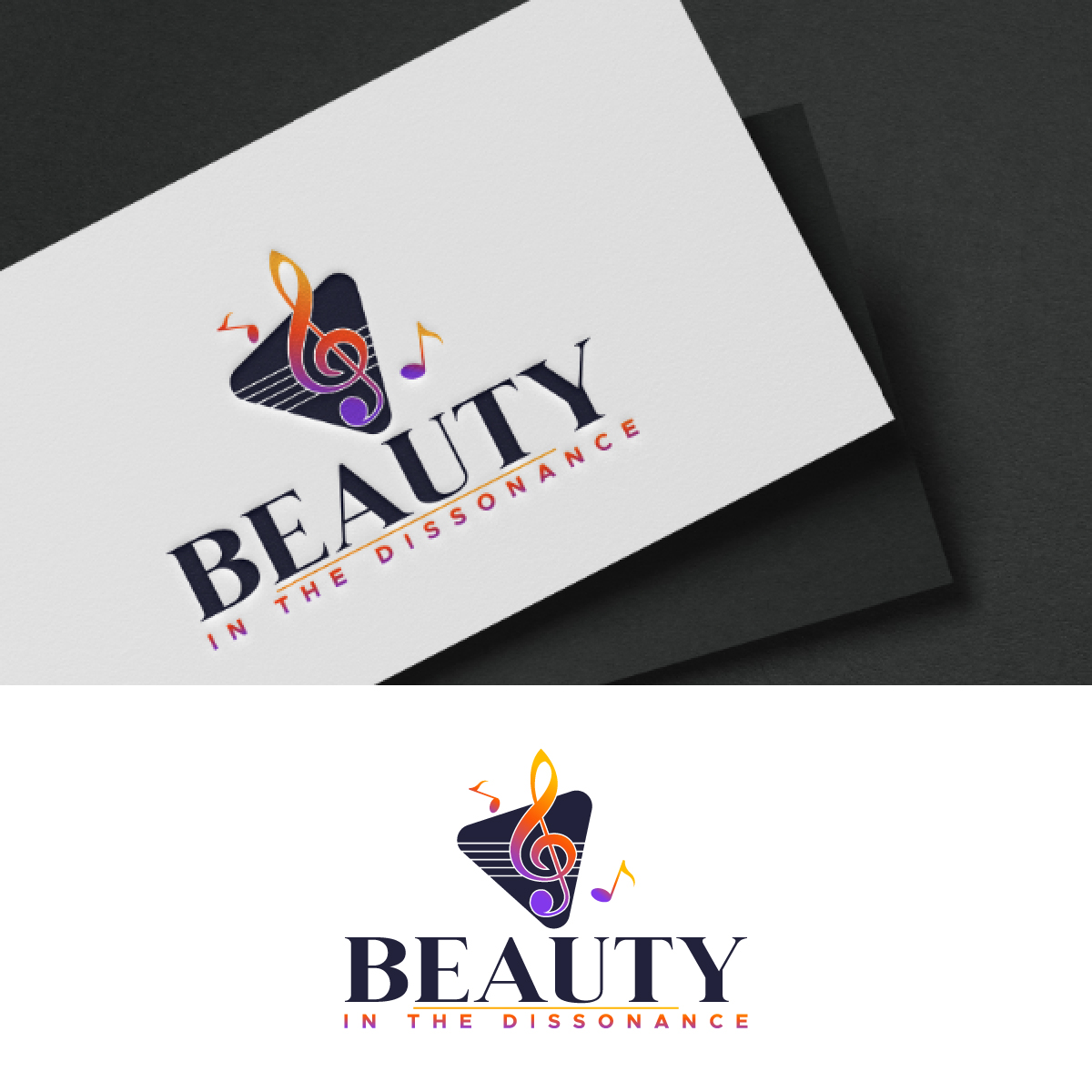 Logo Design by fly  design for Beauty in the Dissonance  | Design #35891884