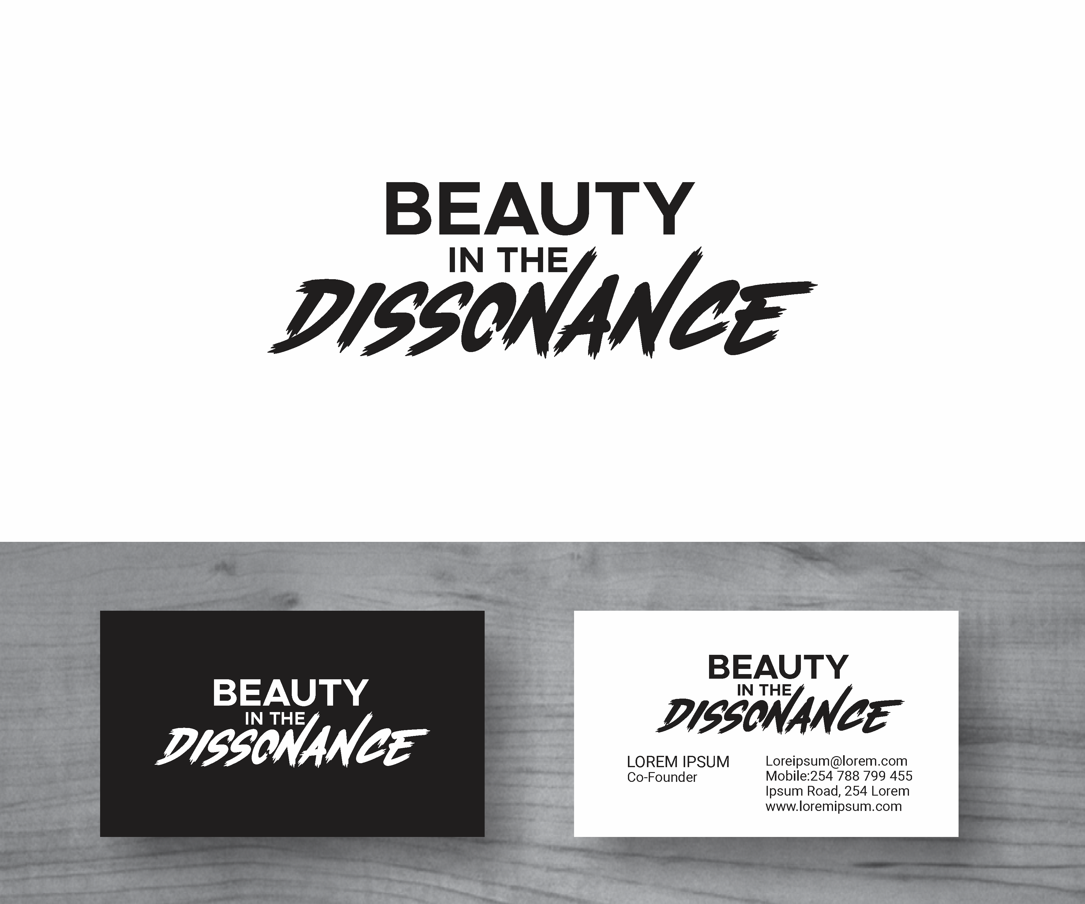 Logo Design by MBARO for Beauty in the Dissonance  | Design #35932099