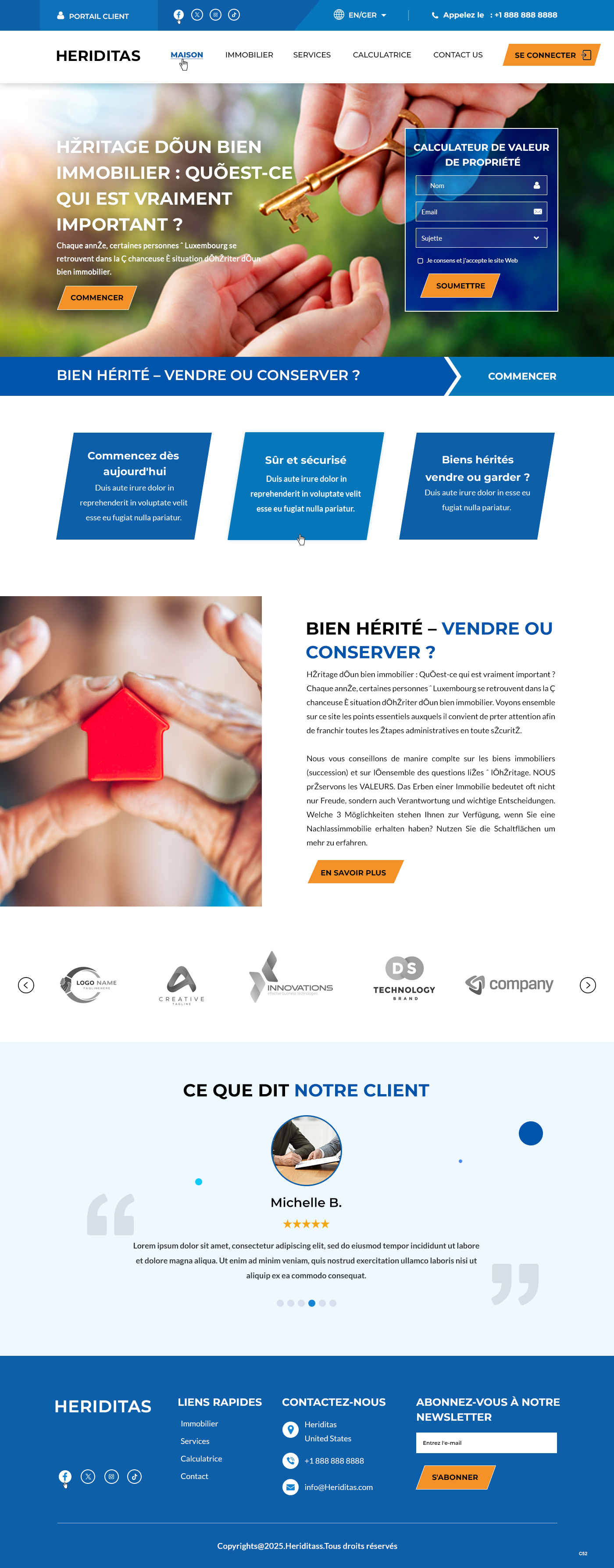 Web Design by pb for Isolutions SARL | Design #35893044