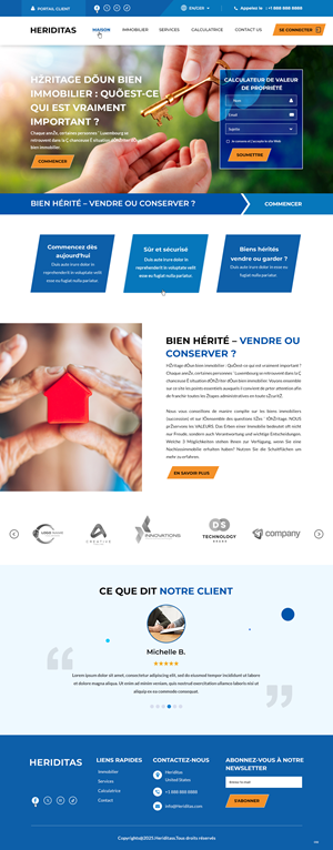 Web Design by pb for Isolutions SARL | Design: #35893044