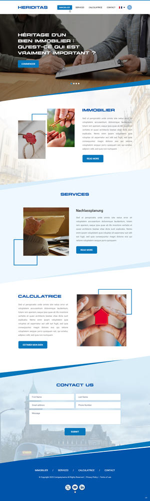 Web Design by pb for Isolutions SARL | Design: #35893050