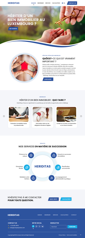 Web Design by pb for Isolutions SARL | Design: #35893053
