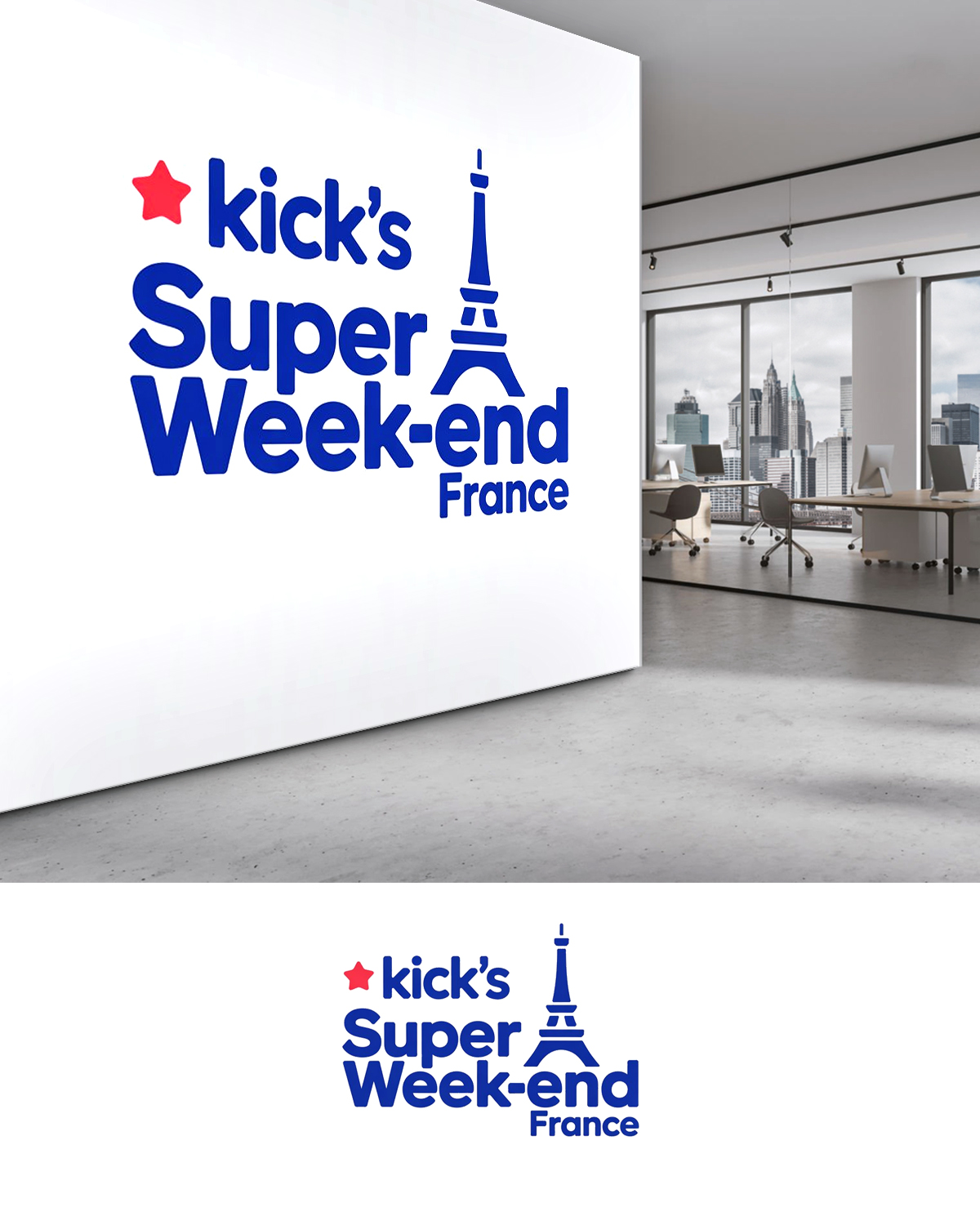 Logo Design by yamnu for Événements Kick's | Design #35910674