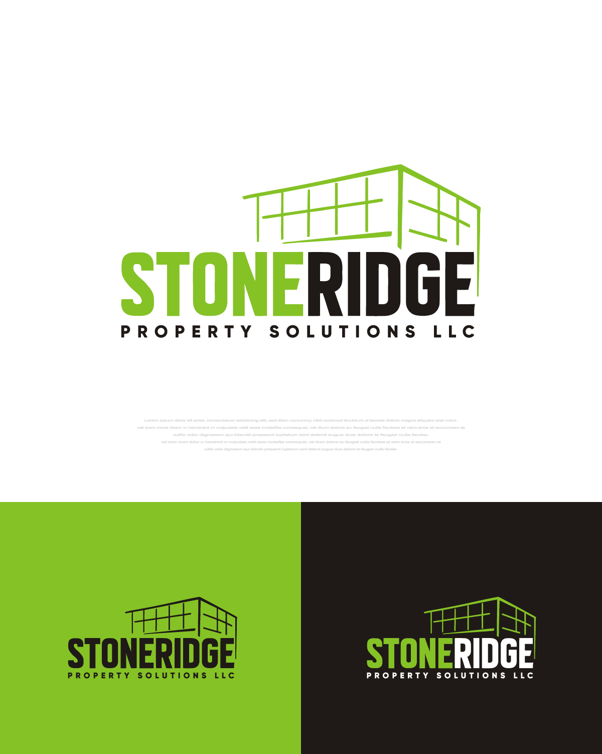 Logo Design by Designzz. for Stoneridge Property Solutions LLC | Design #35888327