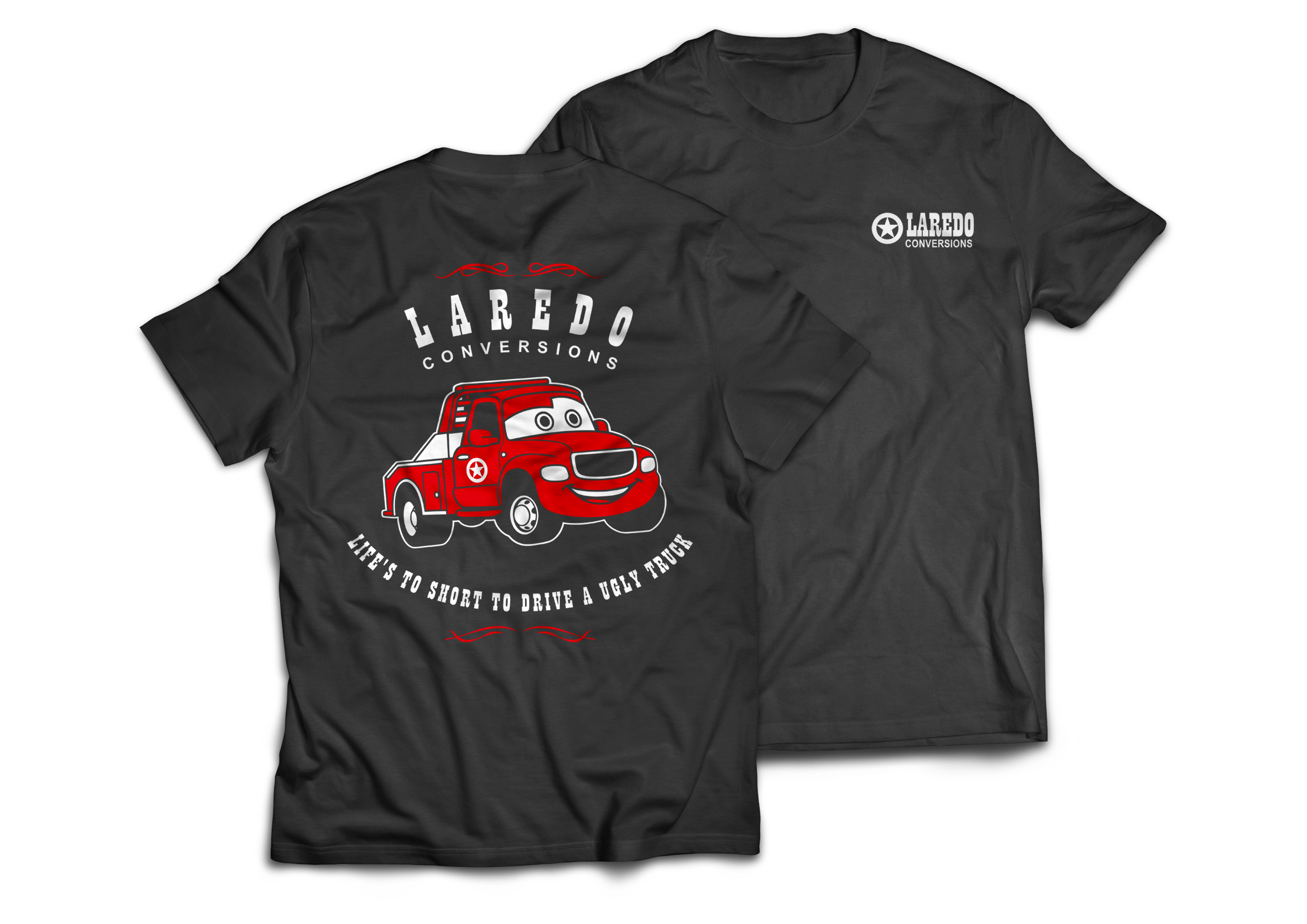 T-shirt Design by DoppelGanger Studio for Laredo conversions | Design #35889119