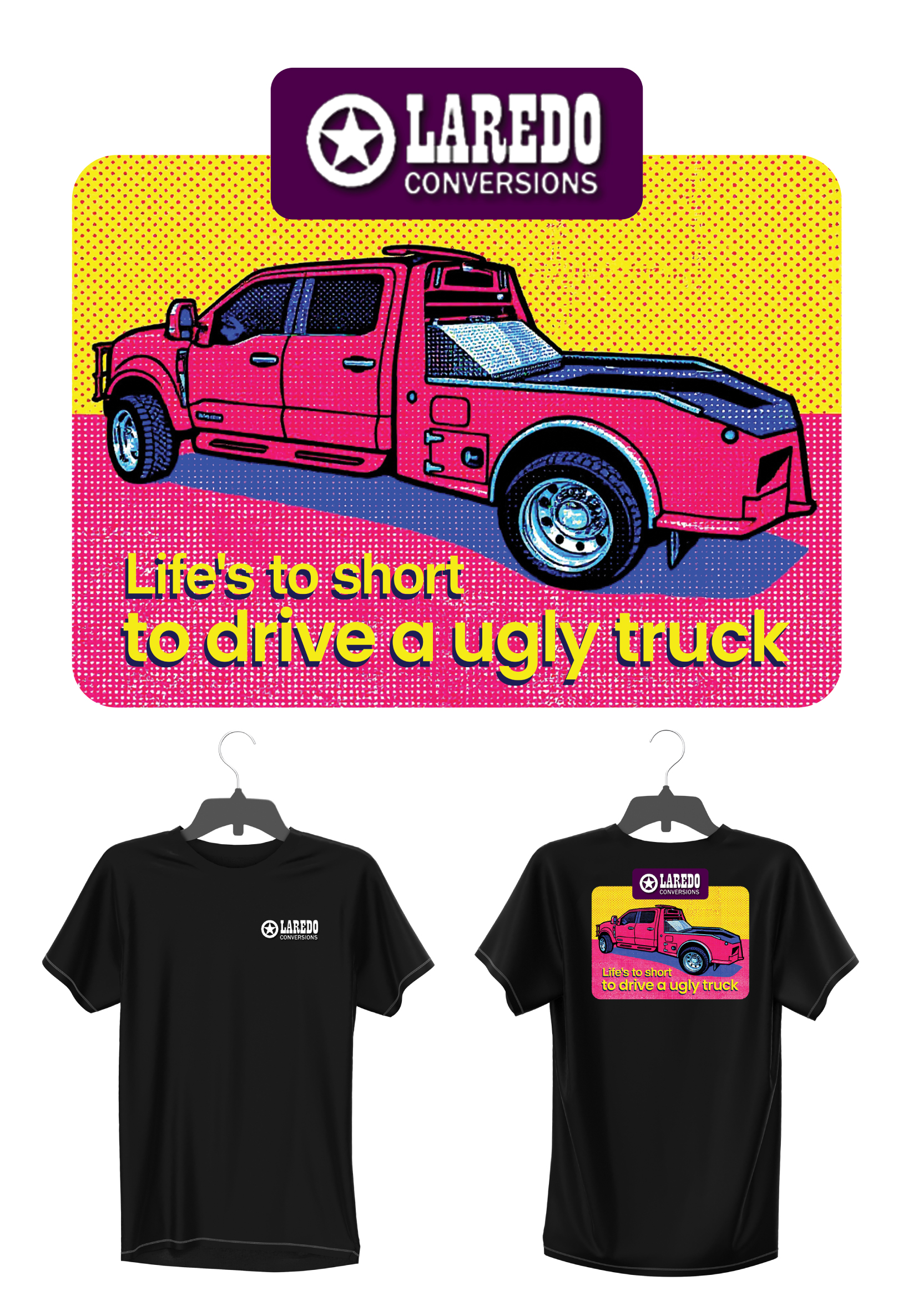 T-Shirt-Design von HAREESH (Creative Graphic Designer) für Laredo conversions | Design #35891781