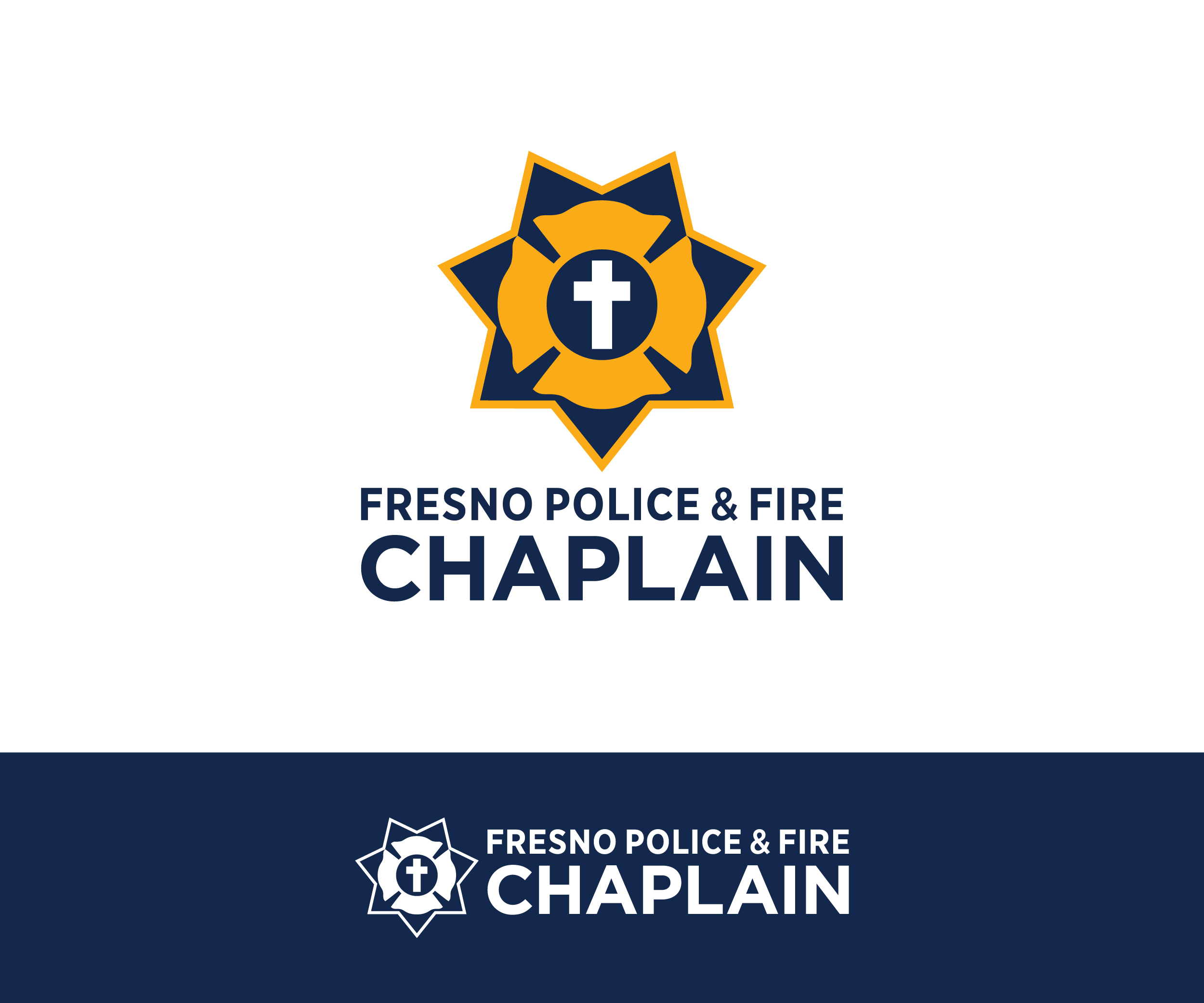 Logo Design by Oumazu for Fresno Police and Fire Chaplaincy | Design #35889538