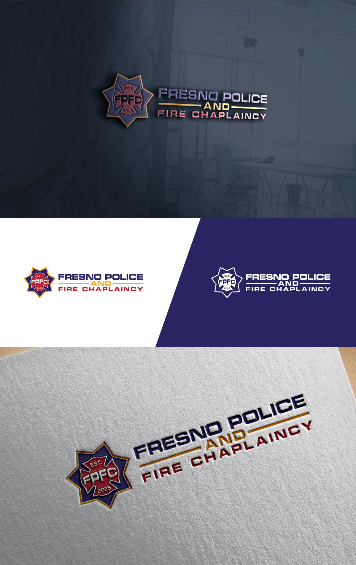 Logo Design by Logo Editing Master for Fresno Police and Fire Chaplaincy | Design #35906908