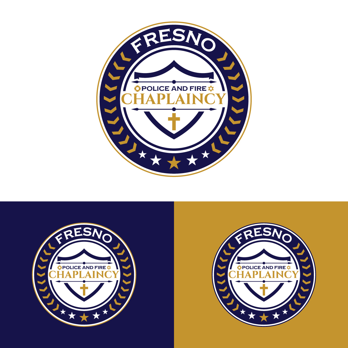 Logo Design by riya.mitra07j for Fresno Police and Fire Chaplaincy | Design #35889131