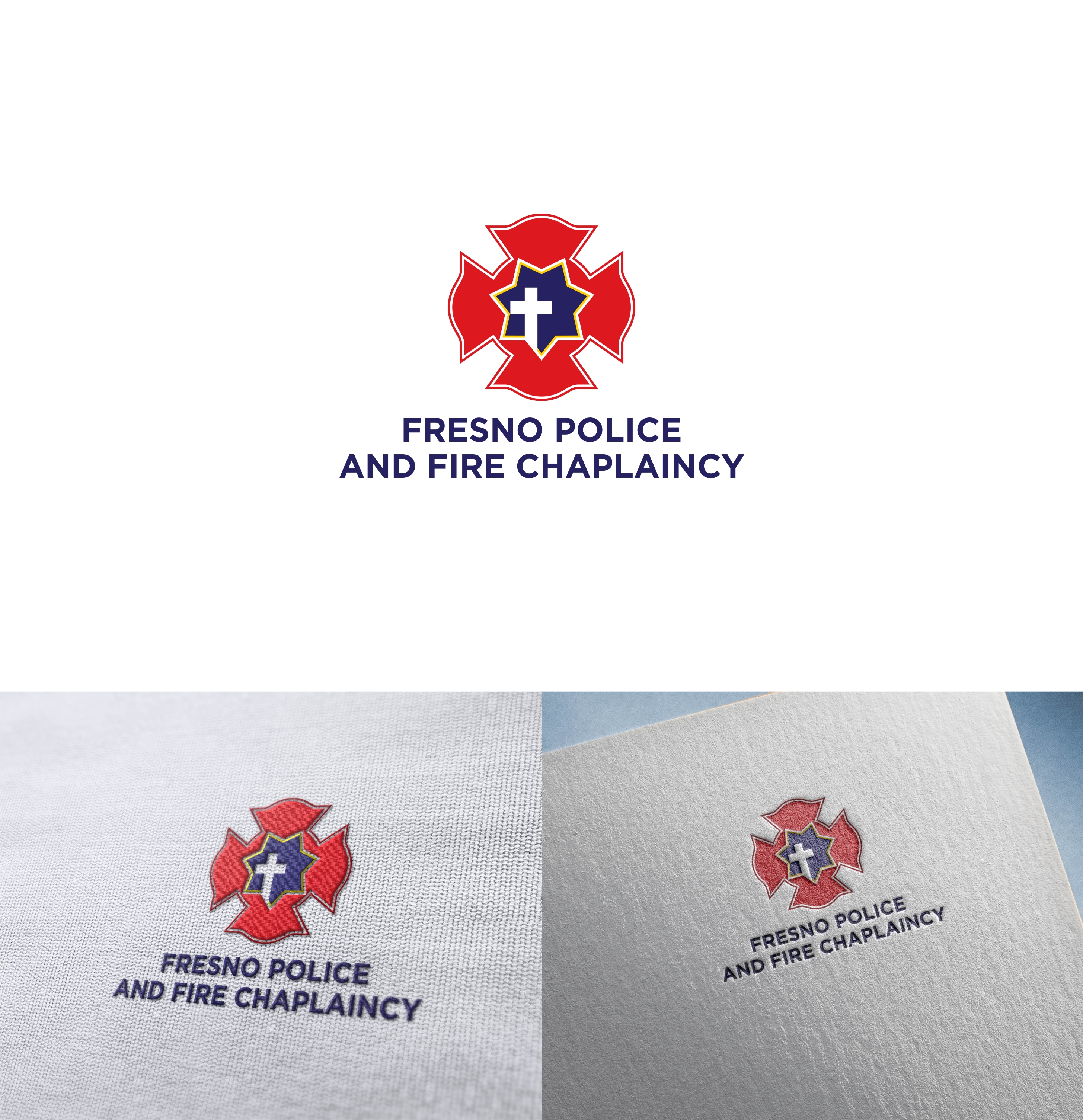 Logo Design by Joenet Jayawarna for Fresno Police and Fire Chaplaincy | Design #35904906